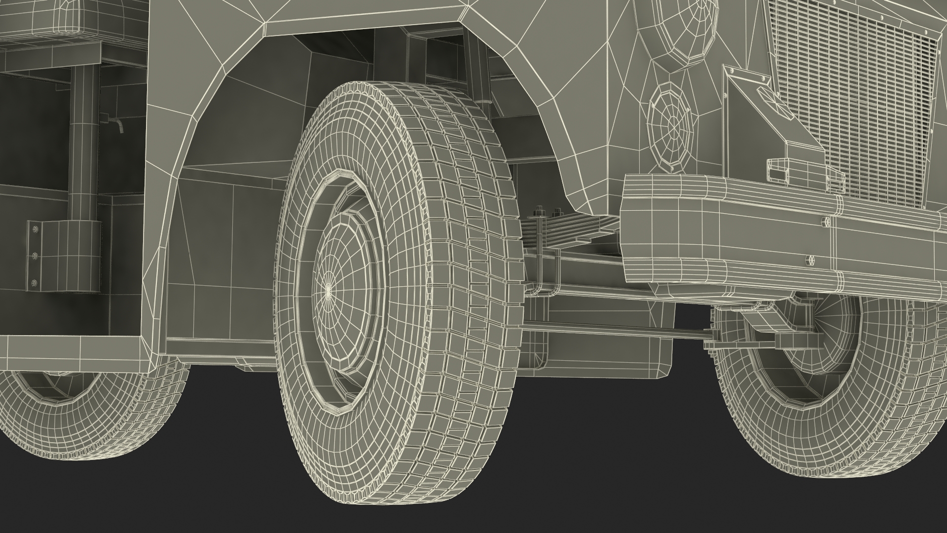 3D Vintage Van Blue Rigged model