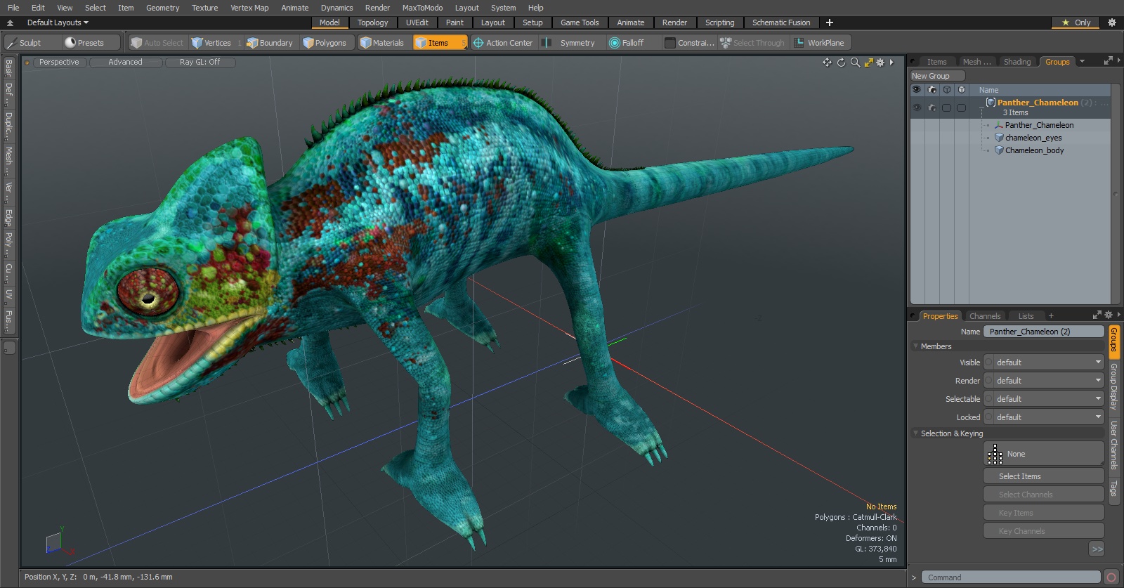 Panther Chameleon 3D