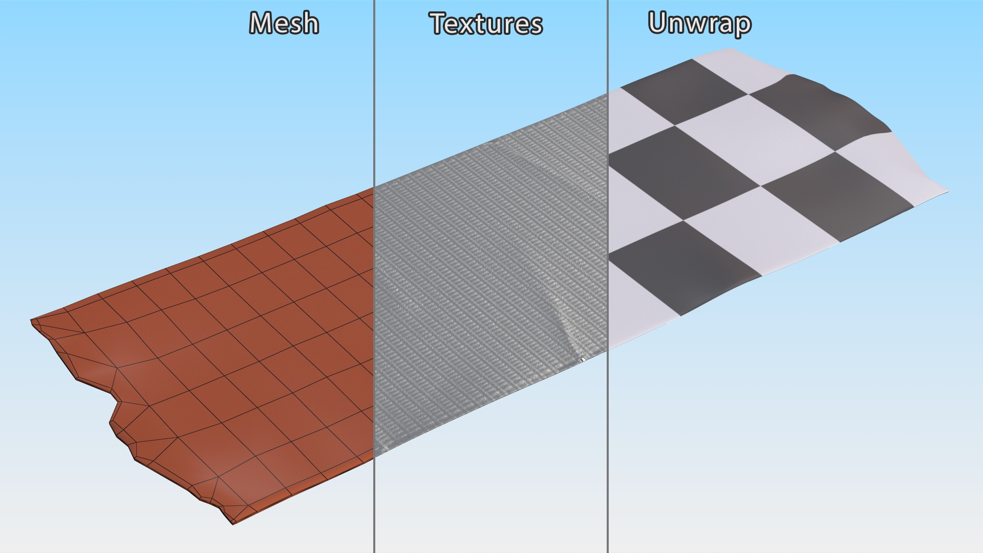 Adhesive Tape Strip 3D model