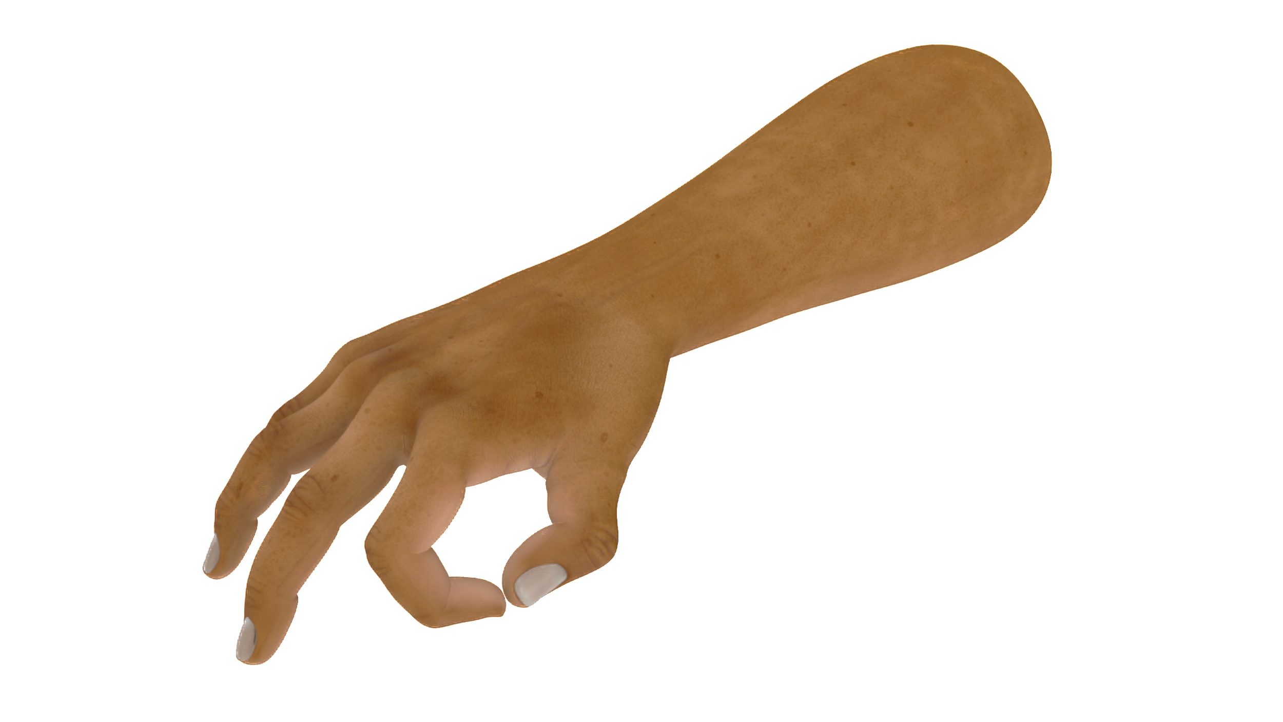 3D model Man European Hand OK Pose