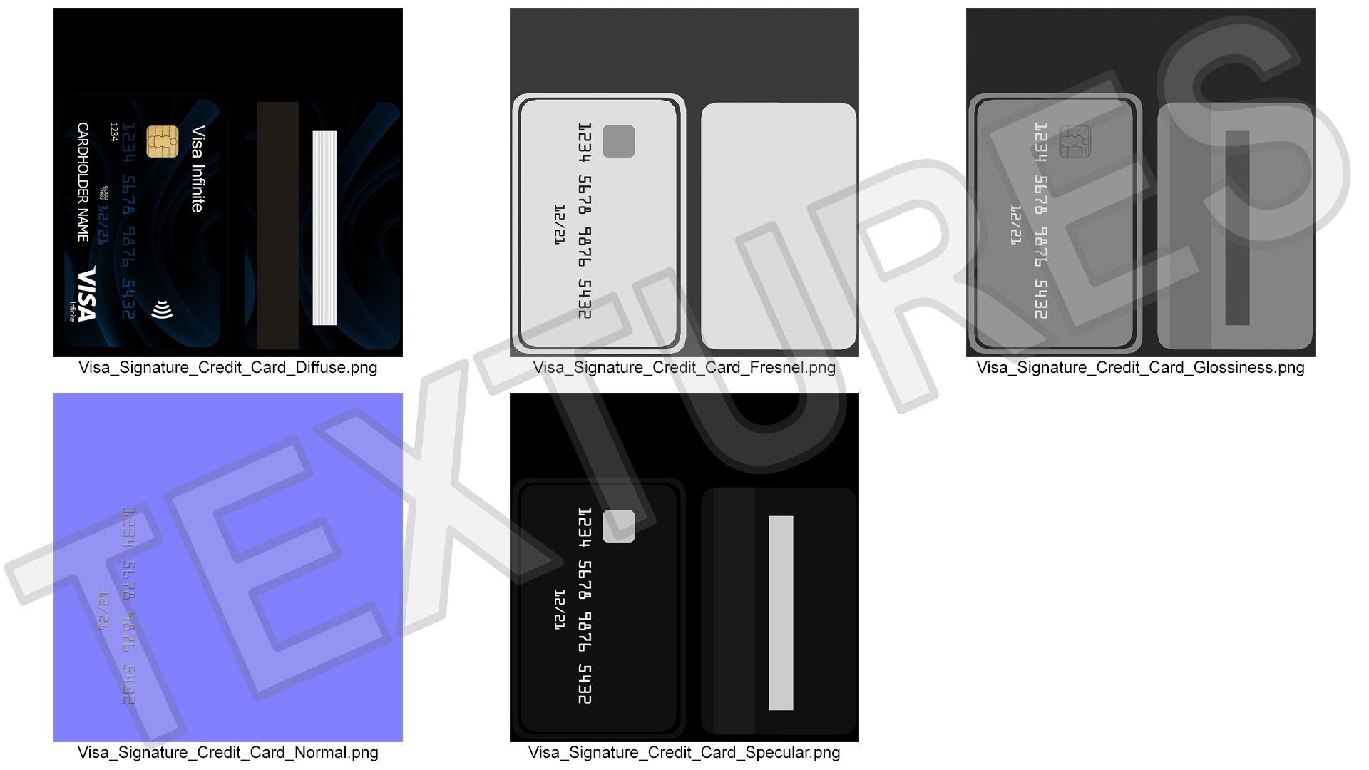 3D Visa Signature Credit Card