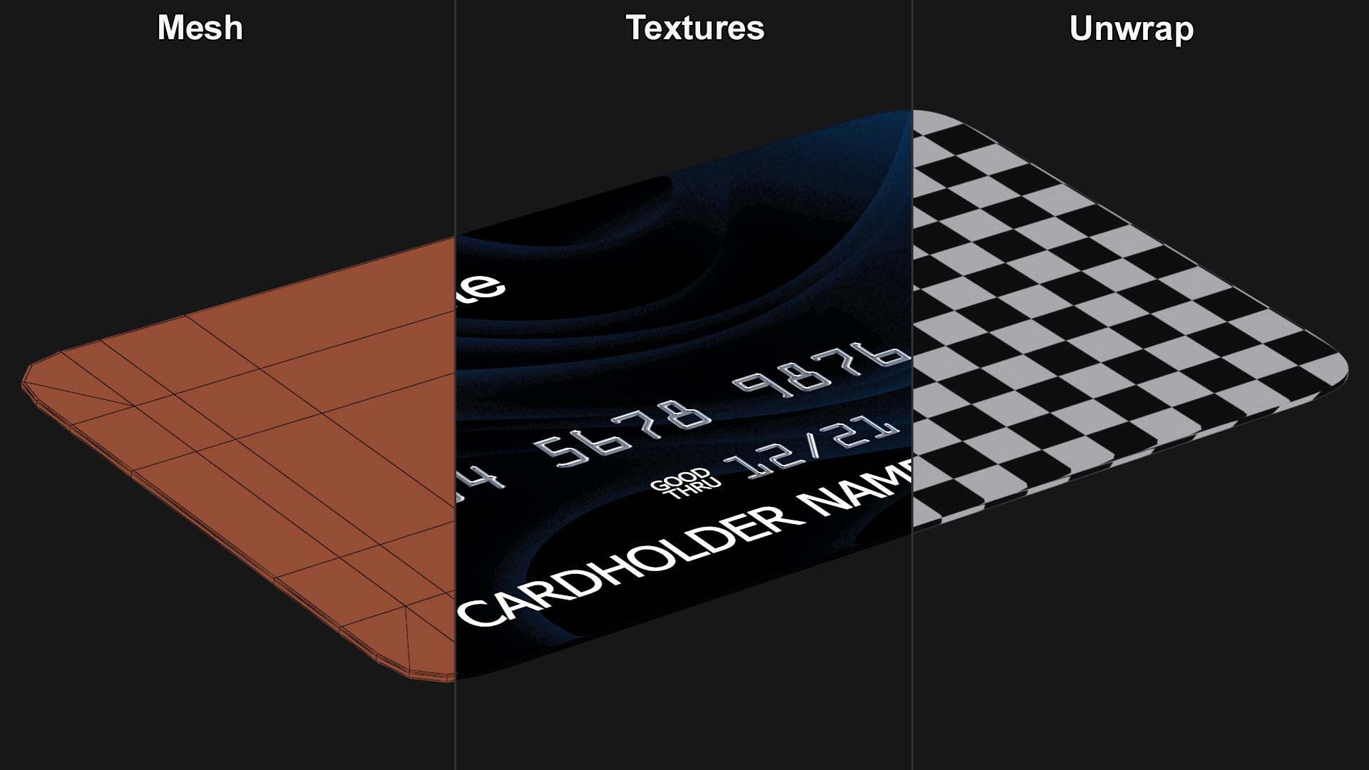 3D Visa Signature Credit Card