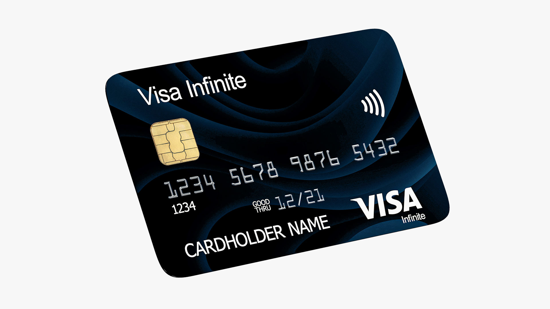 3D Visa Signature Credit Card
