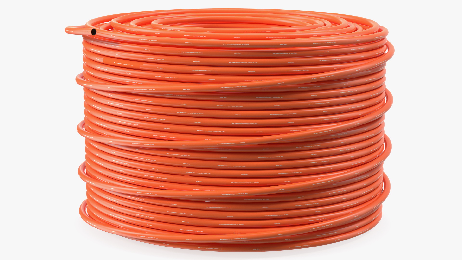 3D model Orange Electrical Conduit