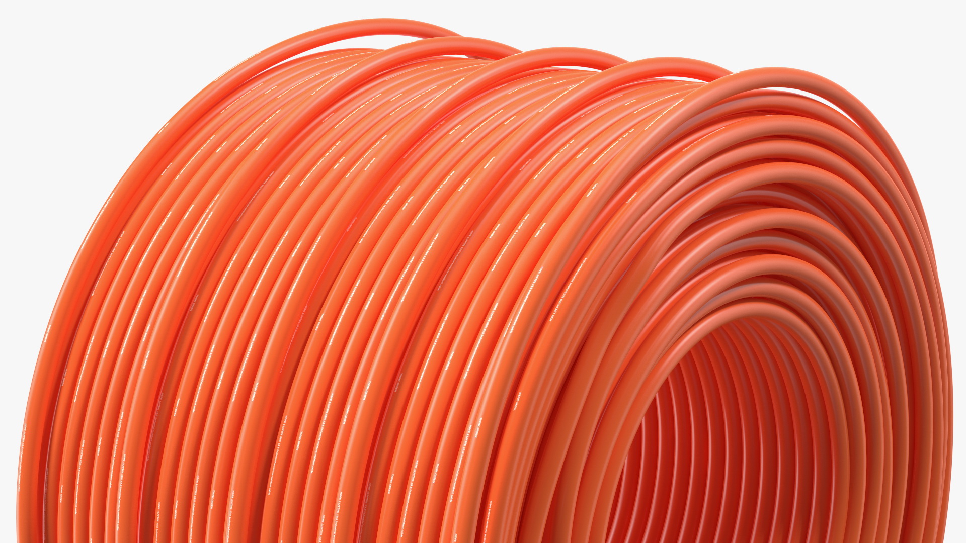 3D model Orange Electrical Conduit