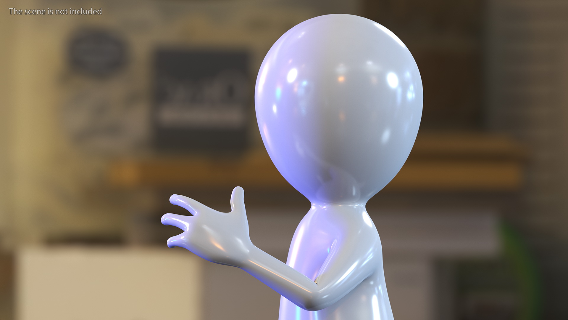 3D model Stickman Rigged