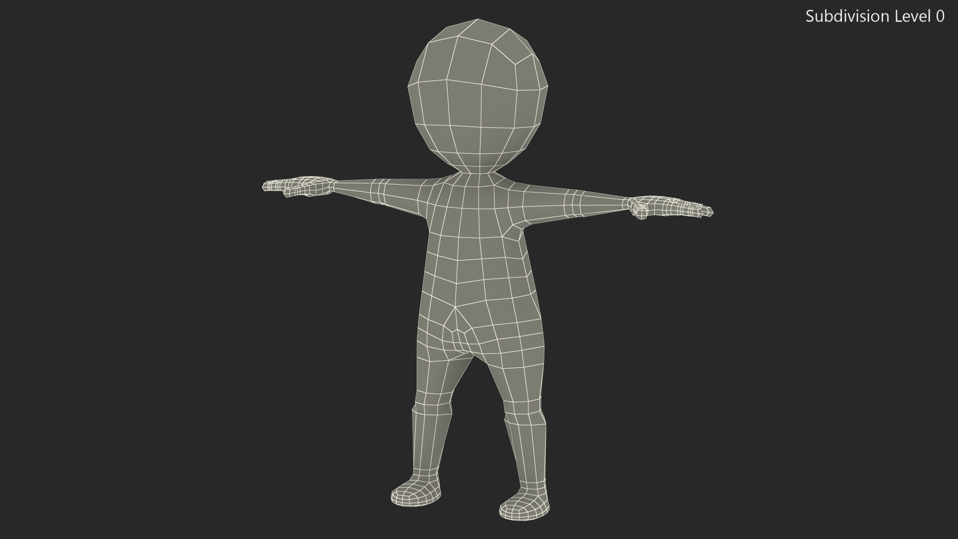 3D model Stickman Rigged