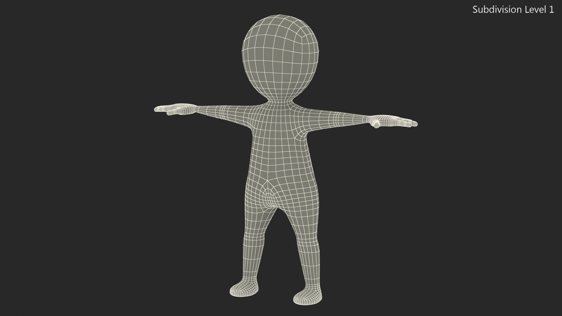 3D model Stickman Rigged