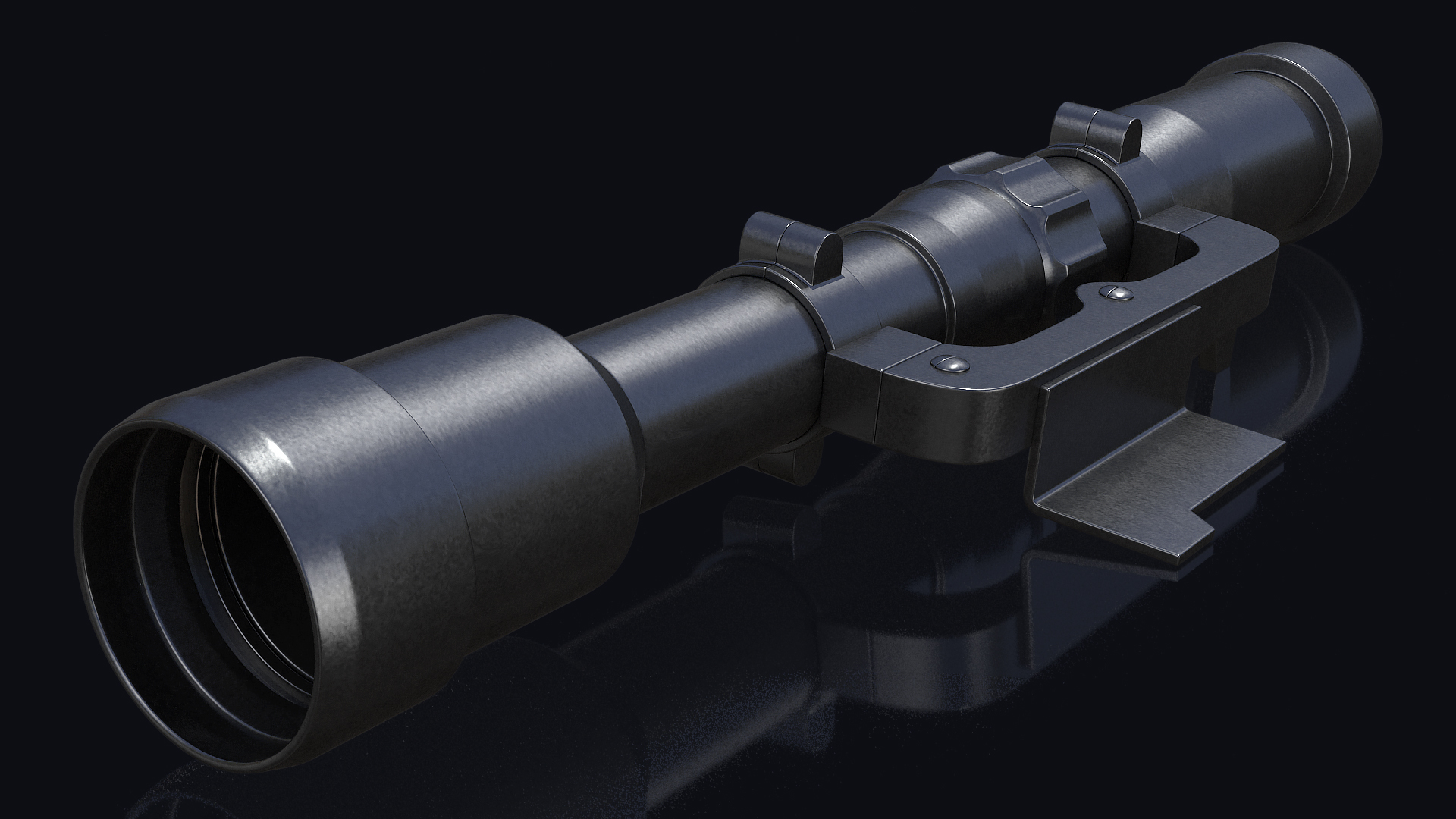 WW2 German Telescopic Sight 3D