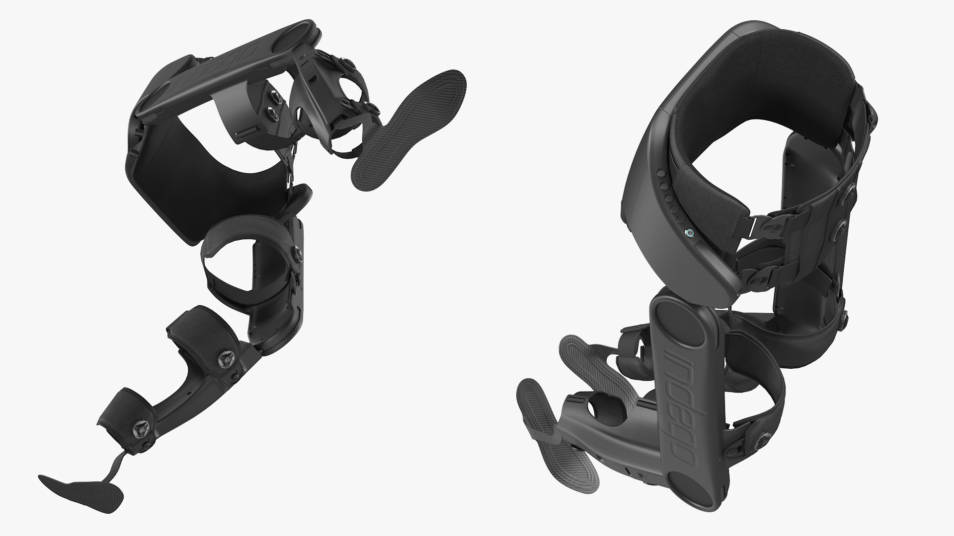3D model Rehabilitation Exoskeleton Indego Rigged