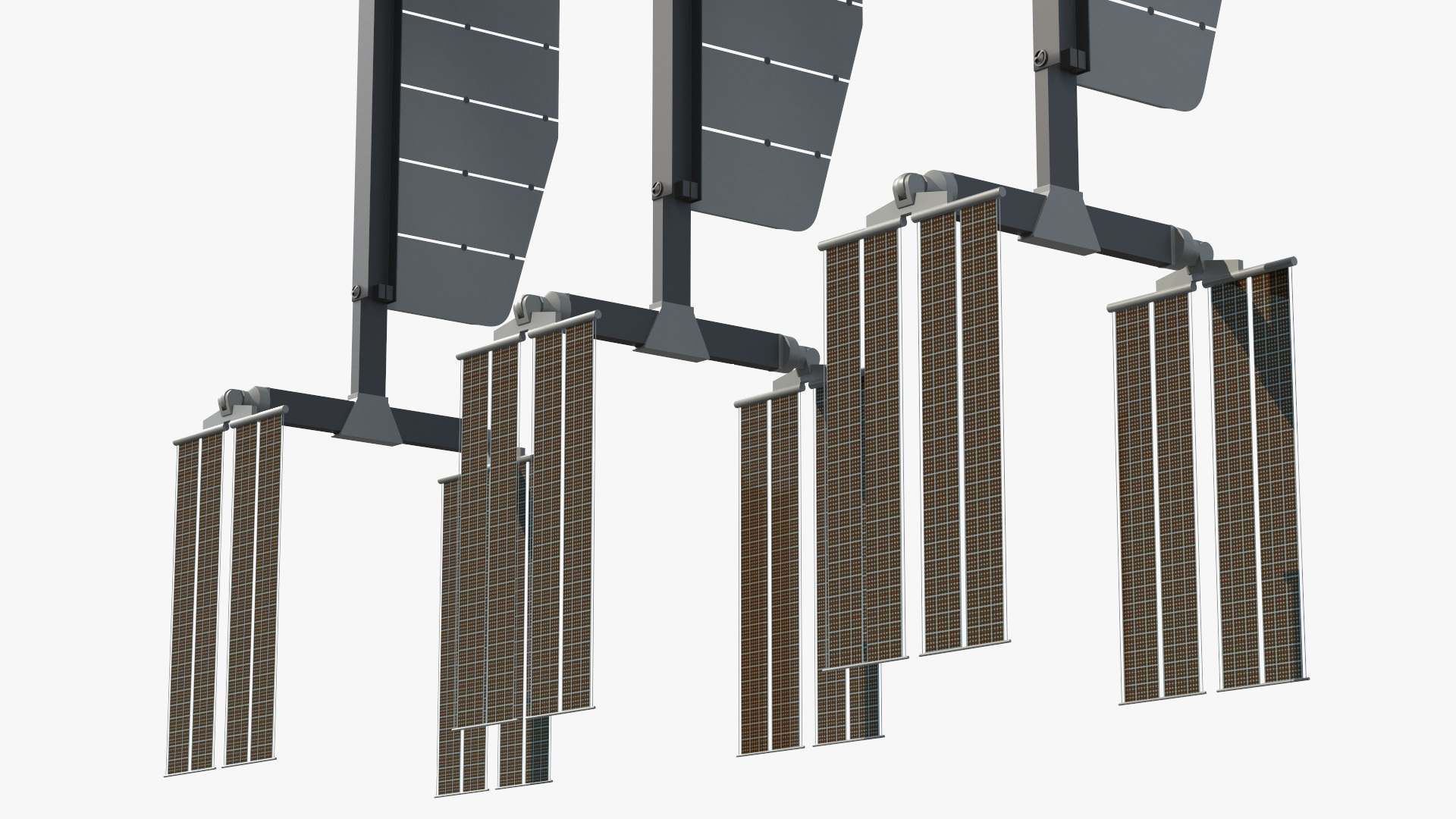 Space Orbital Station Rigged for Cinema 4D 3D