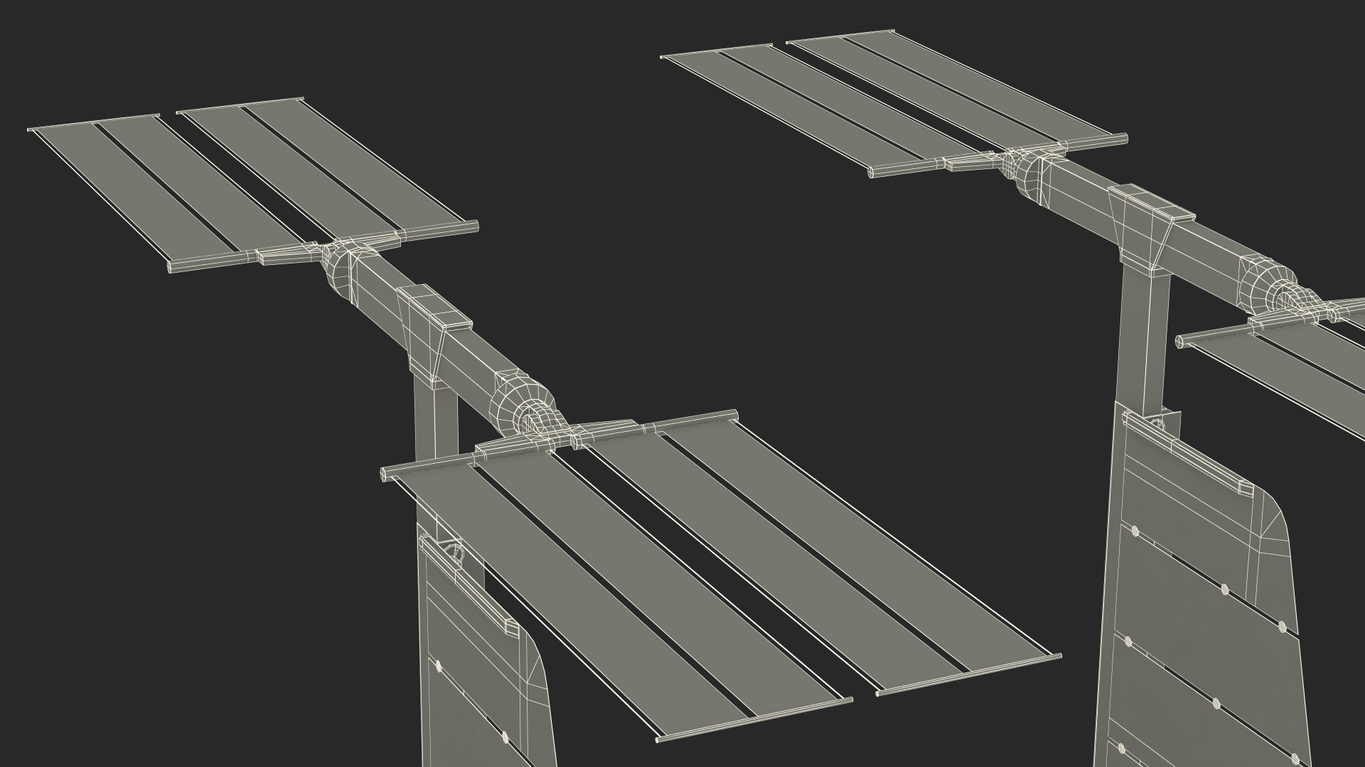 Space Orbital Station Rigged for Cinema 4D 3D