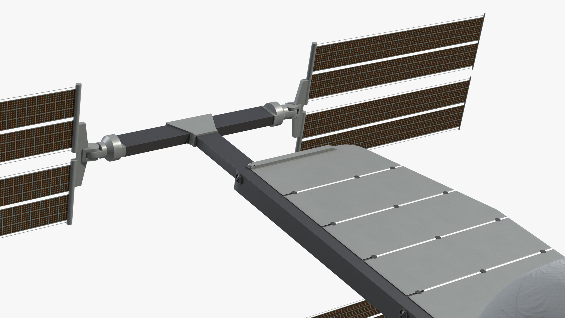 Space Orbital Station Rigged for Cinema 4D 3D