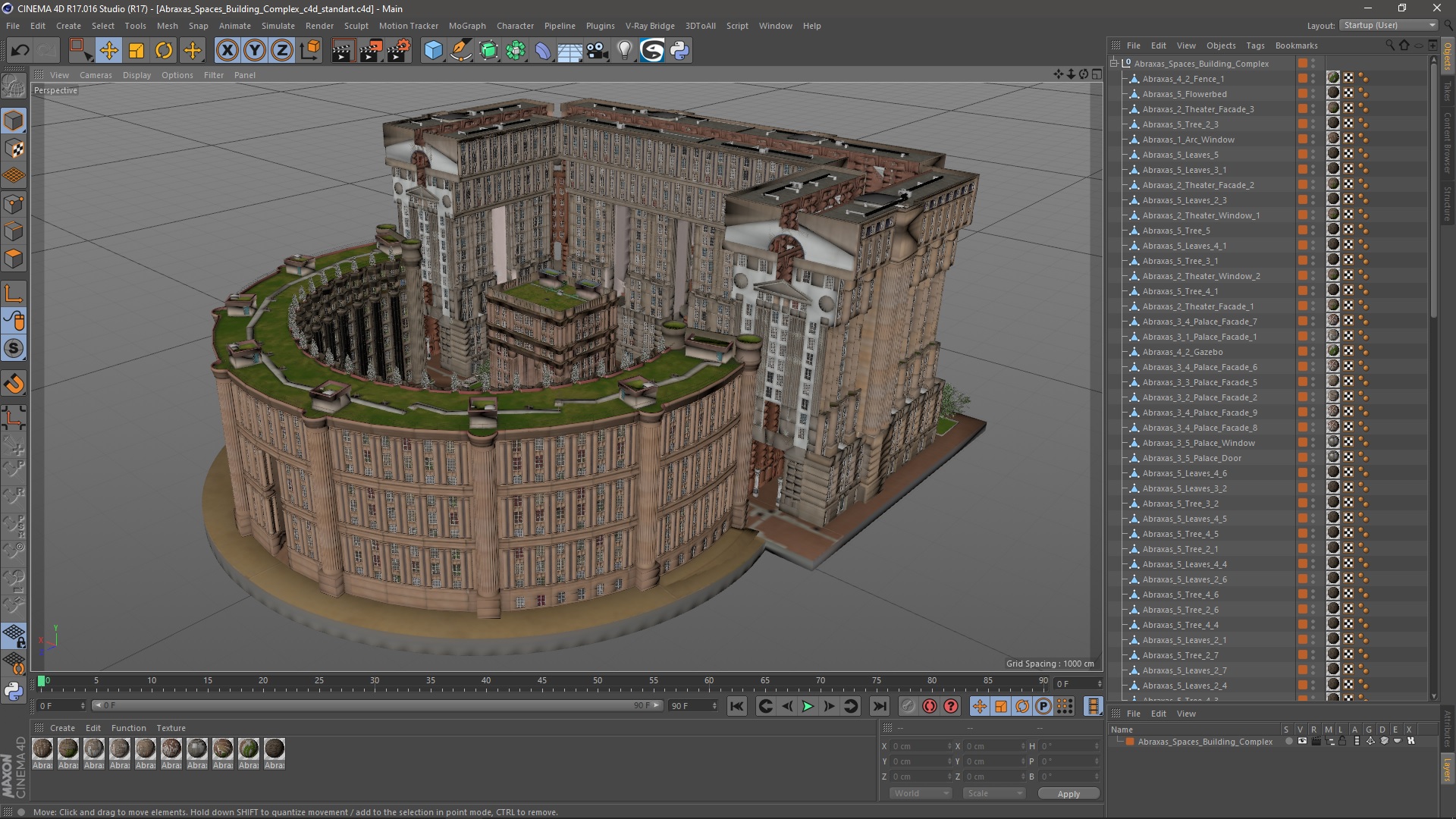 3D Abraxas Spaces Building Complex