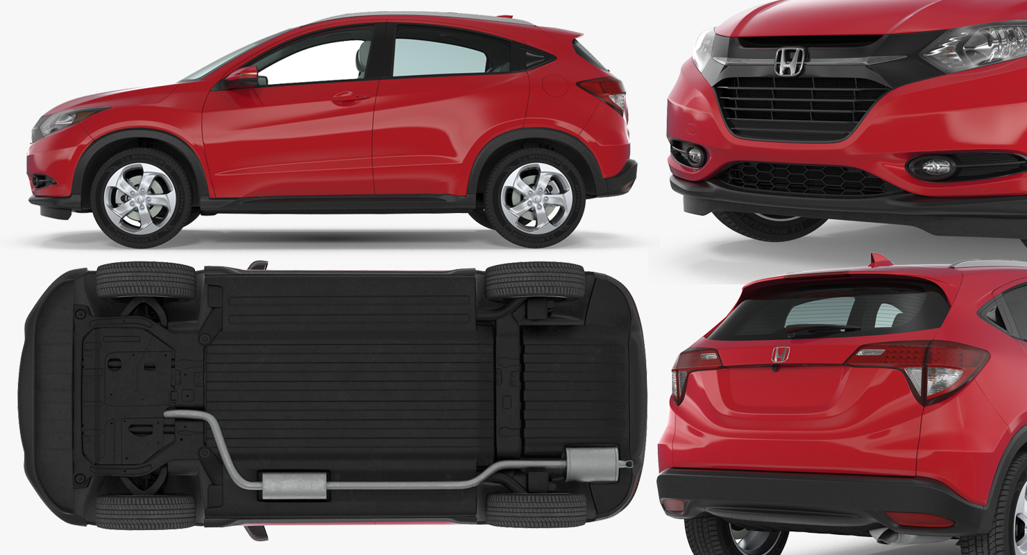 Compact SUV Honda HR V 2017 3D