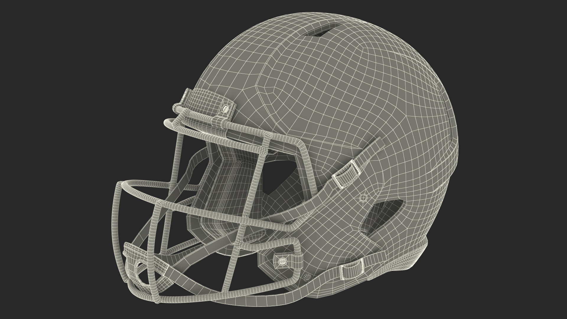 Riddell American Football Helmet 3D