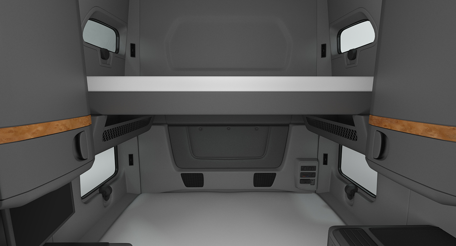 Heavy Duty Truck with Trailer 3D model