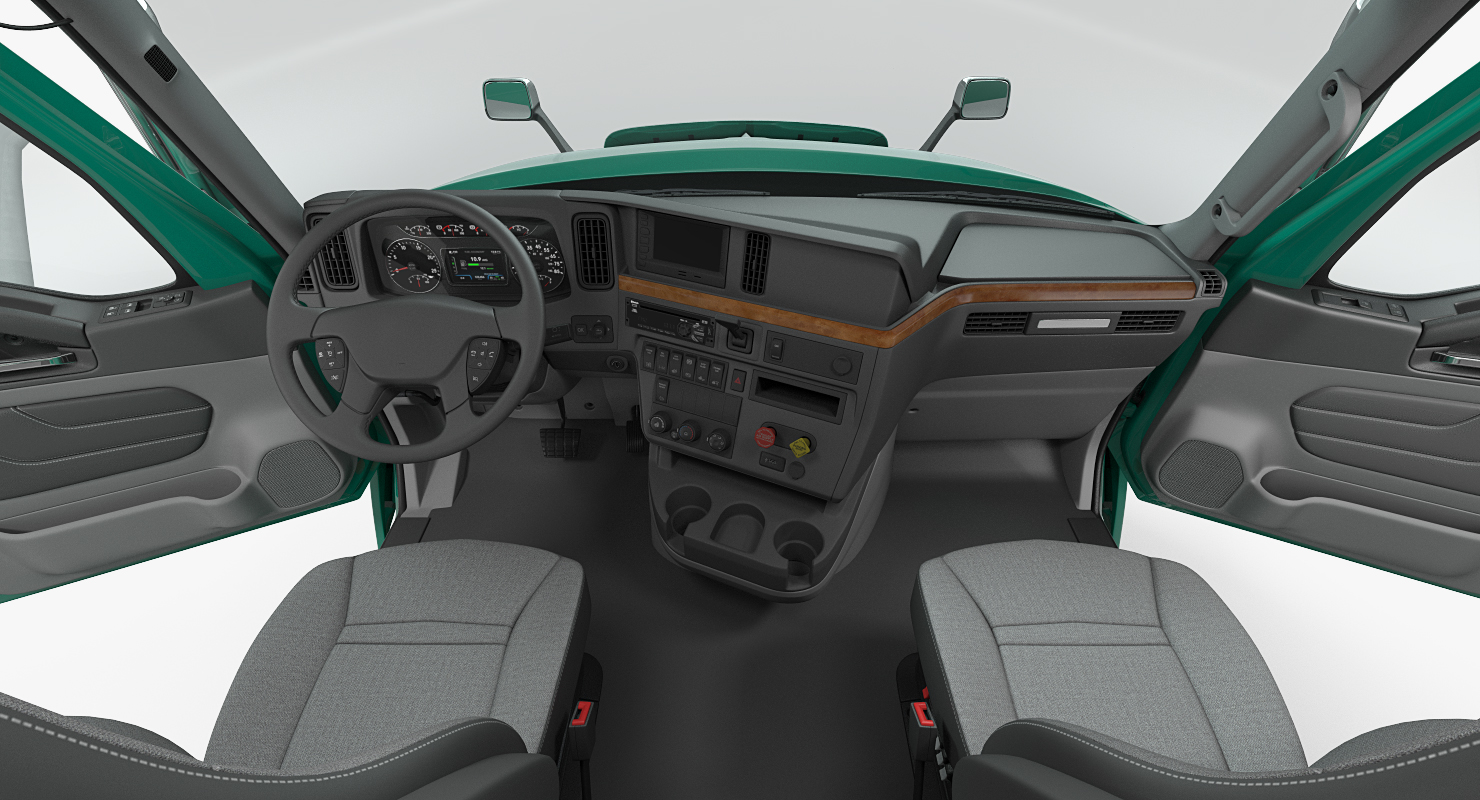Heavy Duty Truck with Trailer 3D model