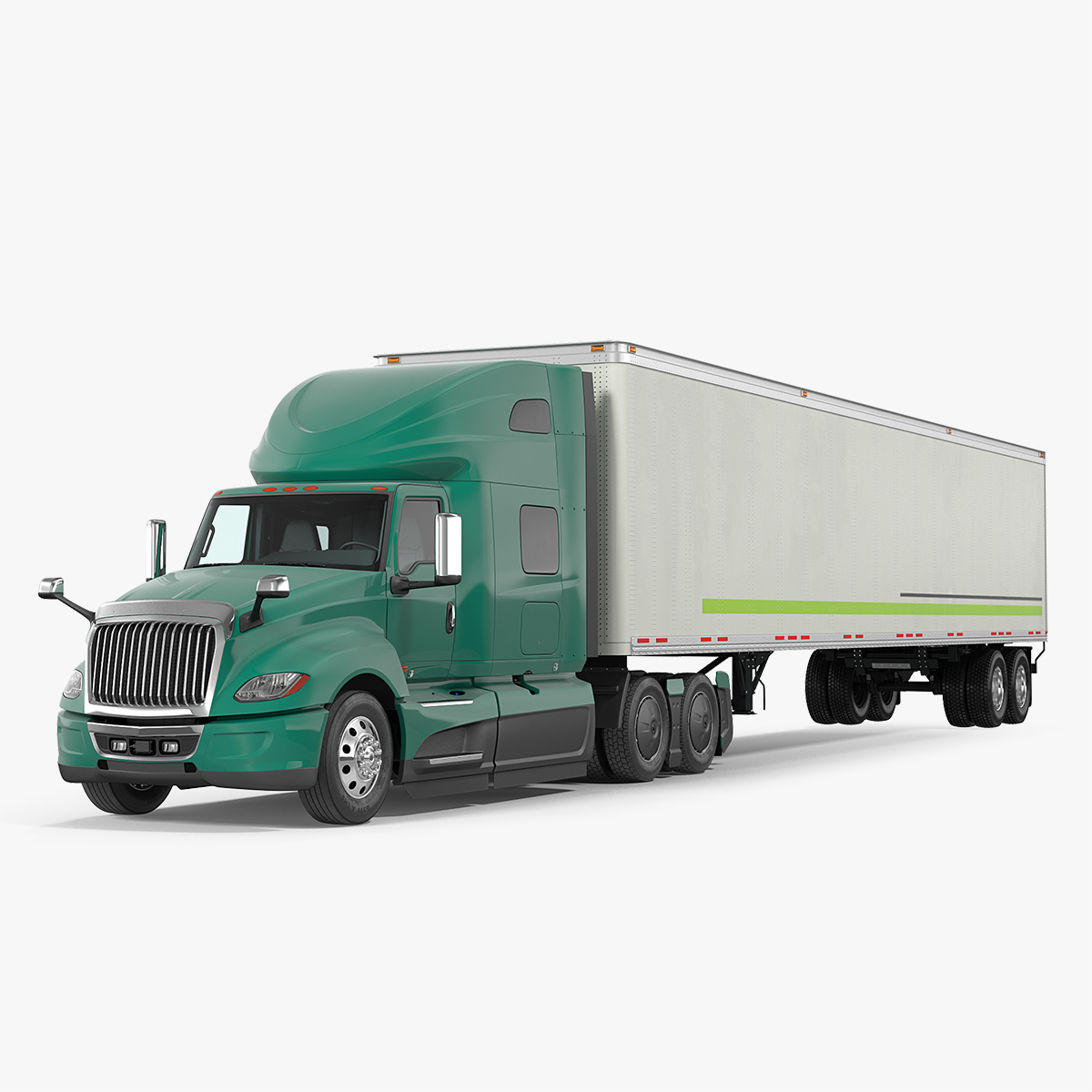 Heavy Duty Truck with Trailer