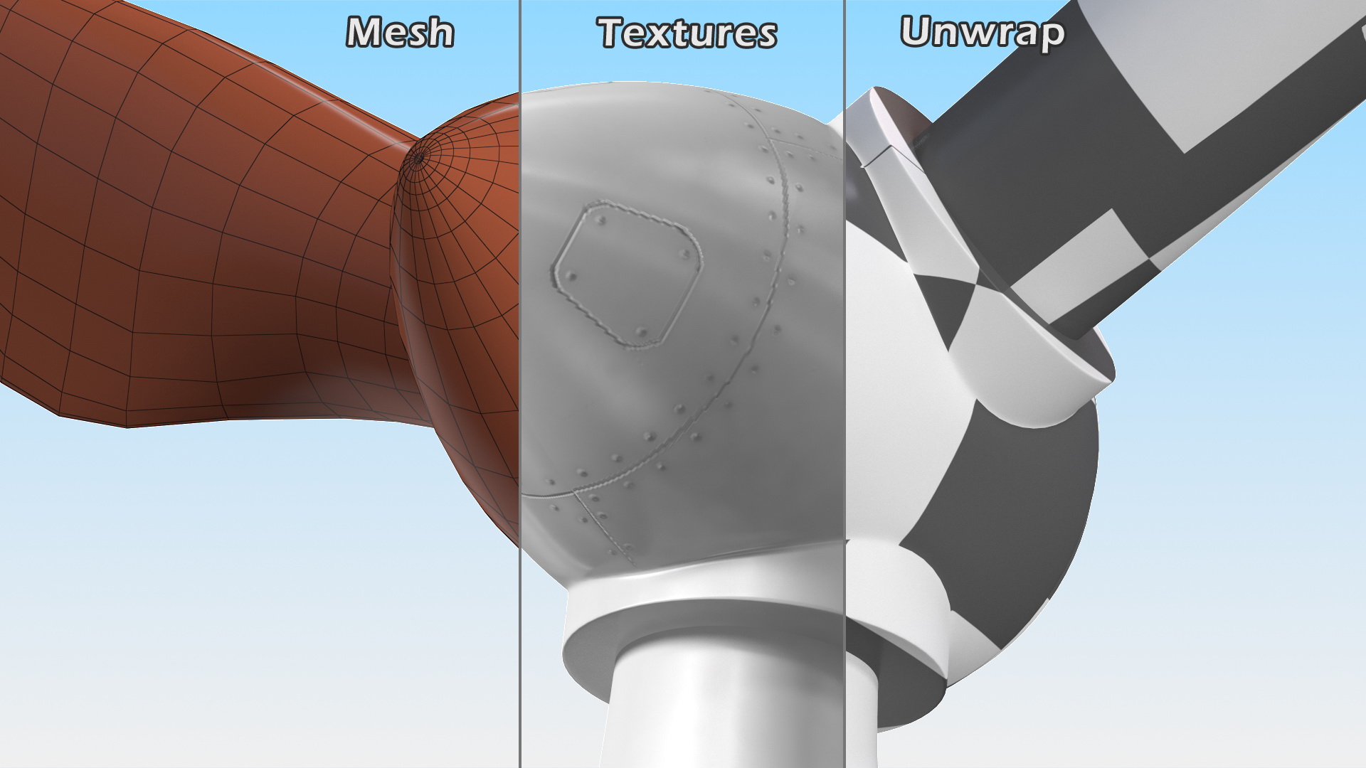 Wind Turbine Blades 3D model