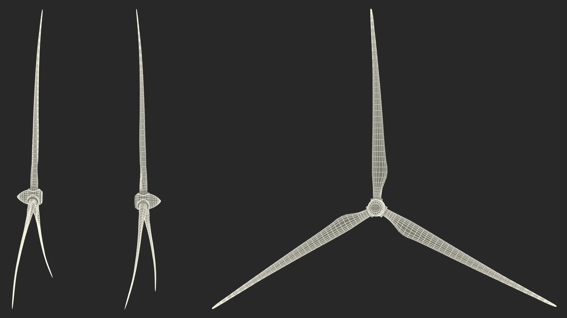 Wind Turbine Blades 3D model