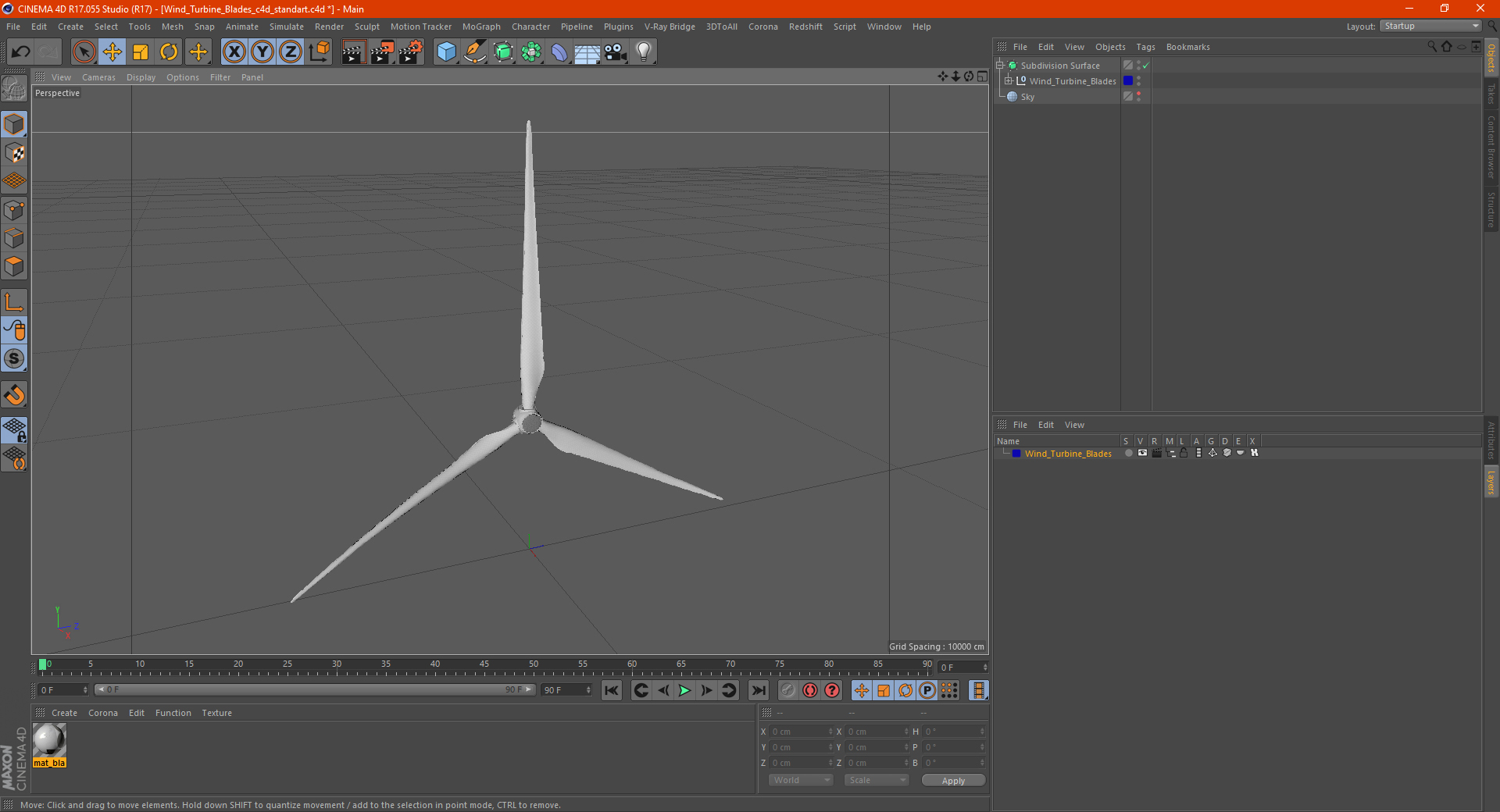 Wind Turbine Blades 3D model