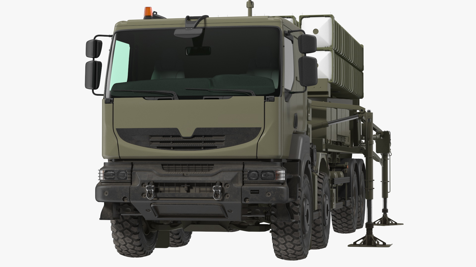 3D Mobile Medium Range Air Defense Missile System