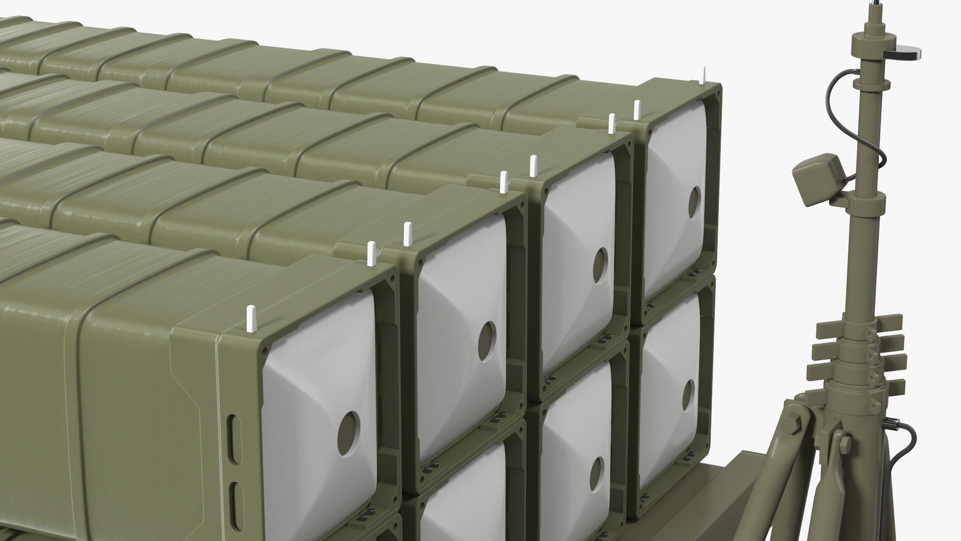 3D Mobile Medium Range Air Defense Missile System