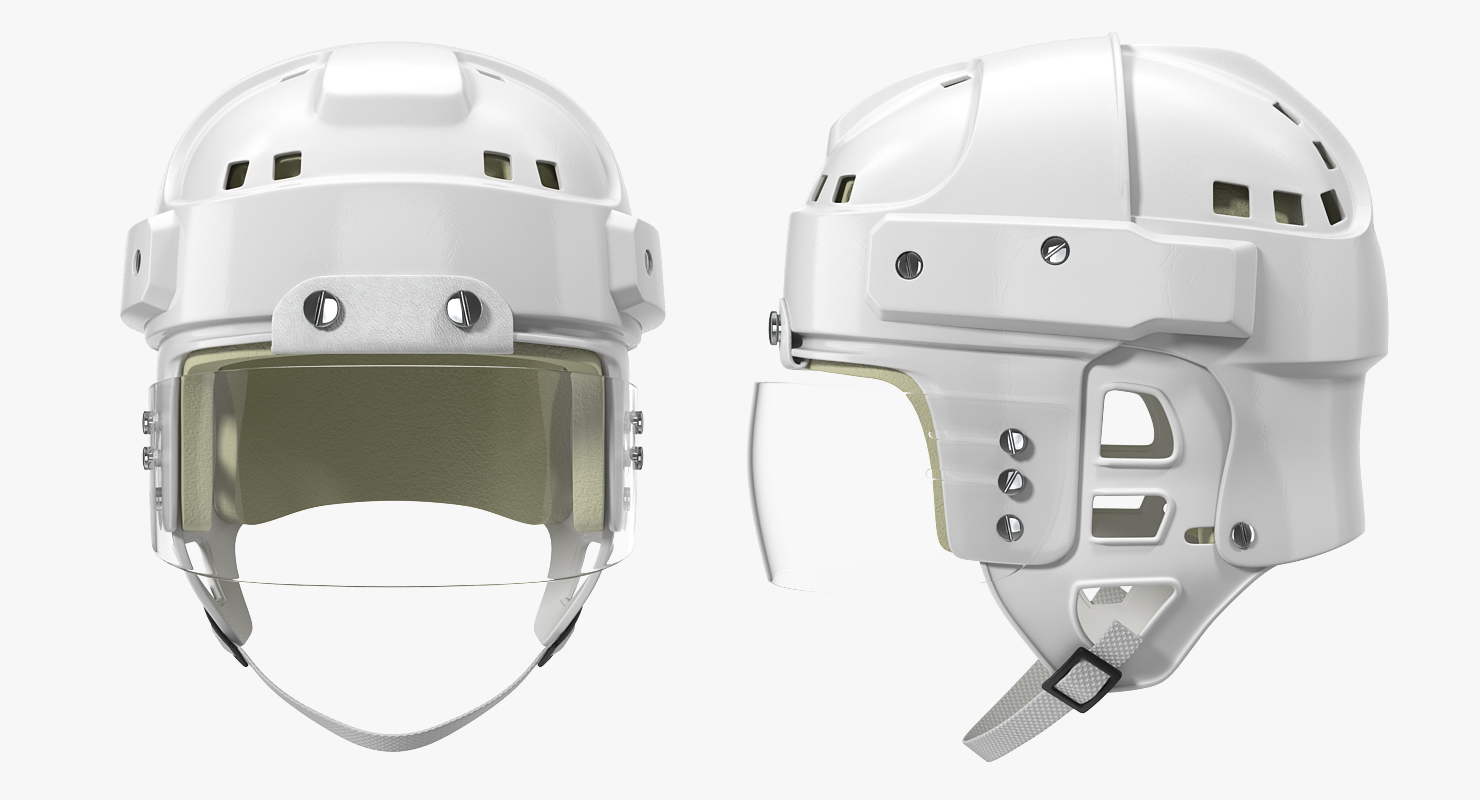 3D model Vintage Ice Hockey Helmet