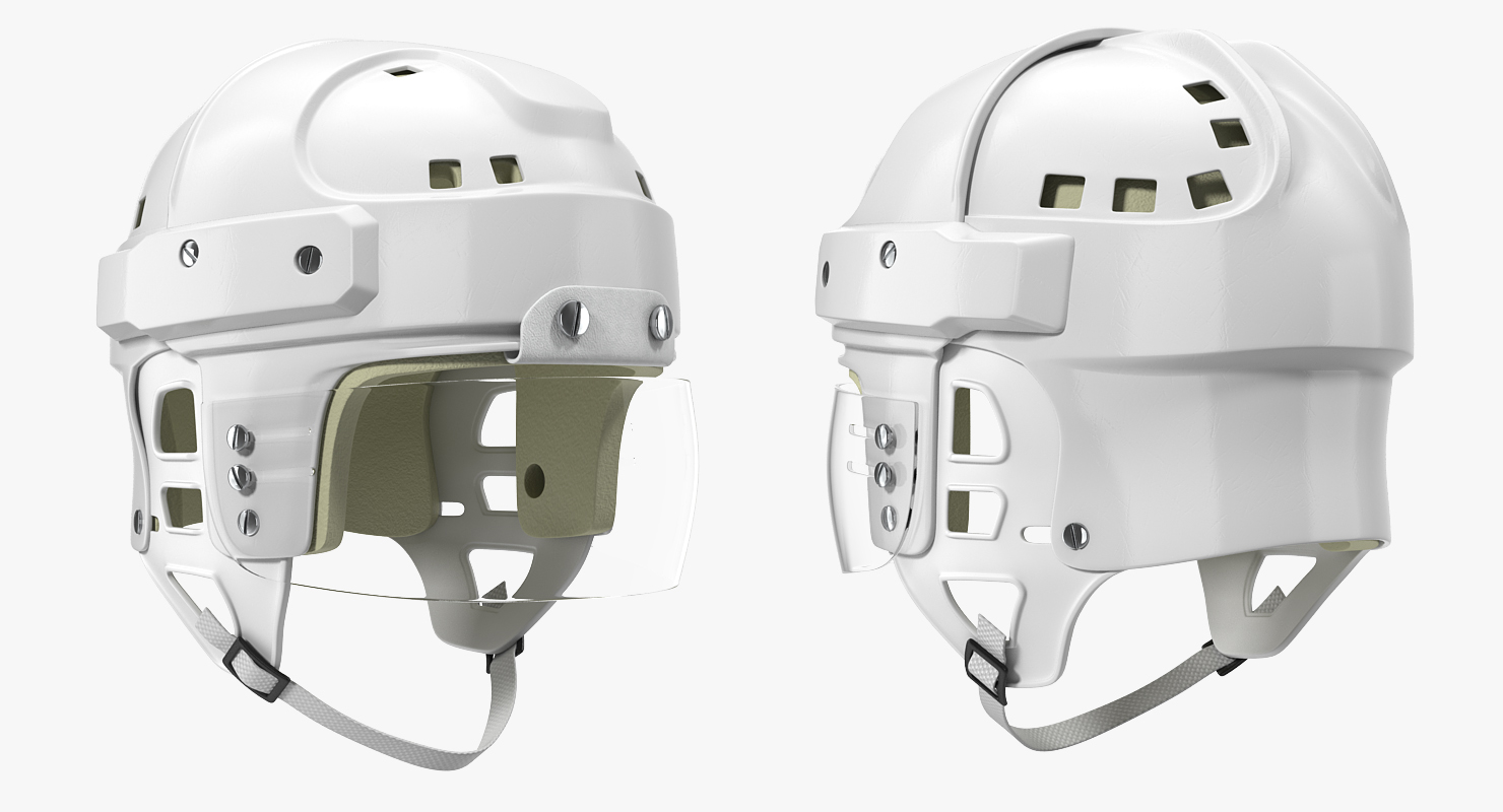 3D model Vintage Ice Hockey Helmet
