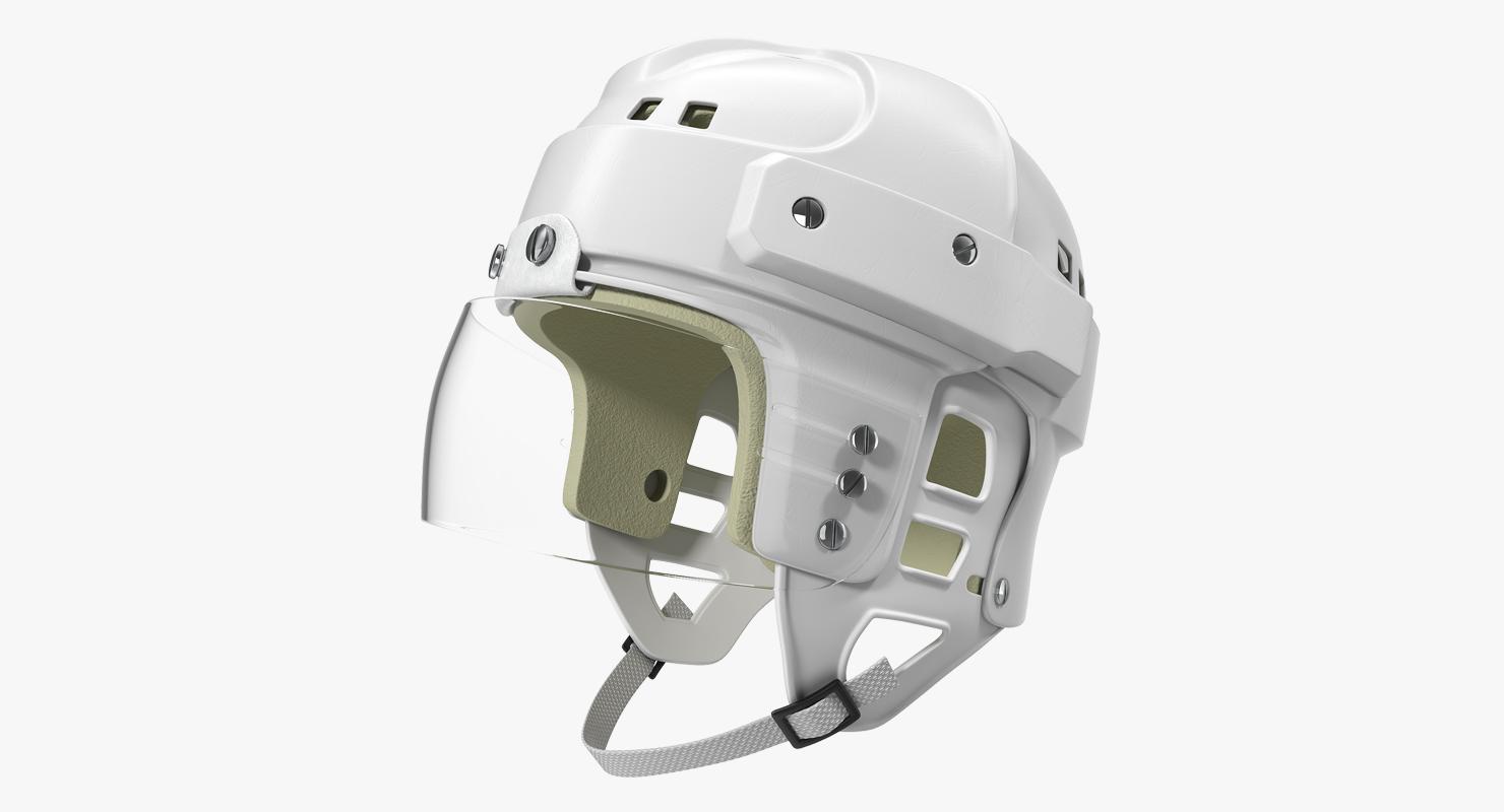 3D model Vintage Ice Hockey Helmet