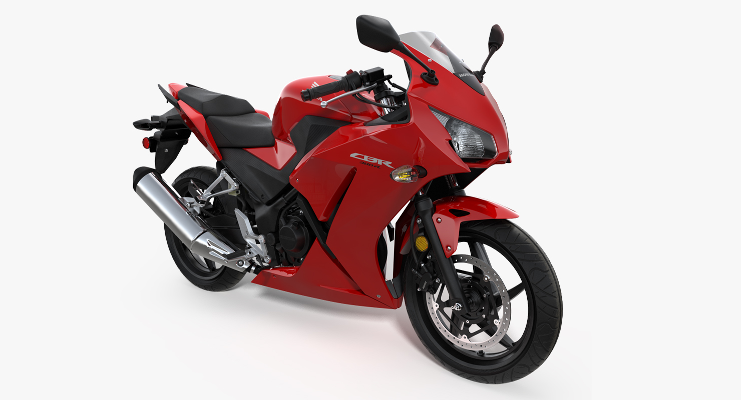 3D Honda CBR300R 2016 Lightweight Motorcycle