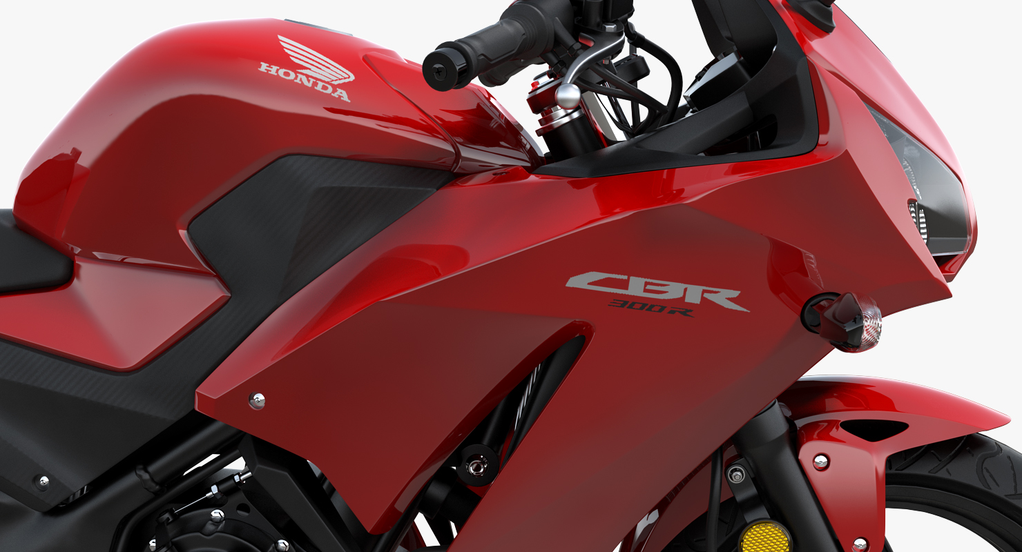 3D Honda CBR300R 2016 Lightweight Motorcycle