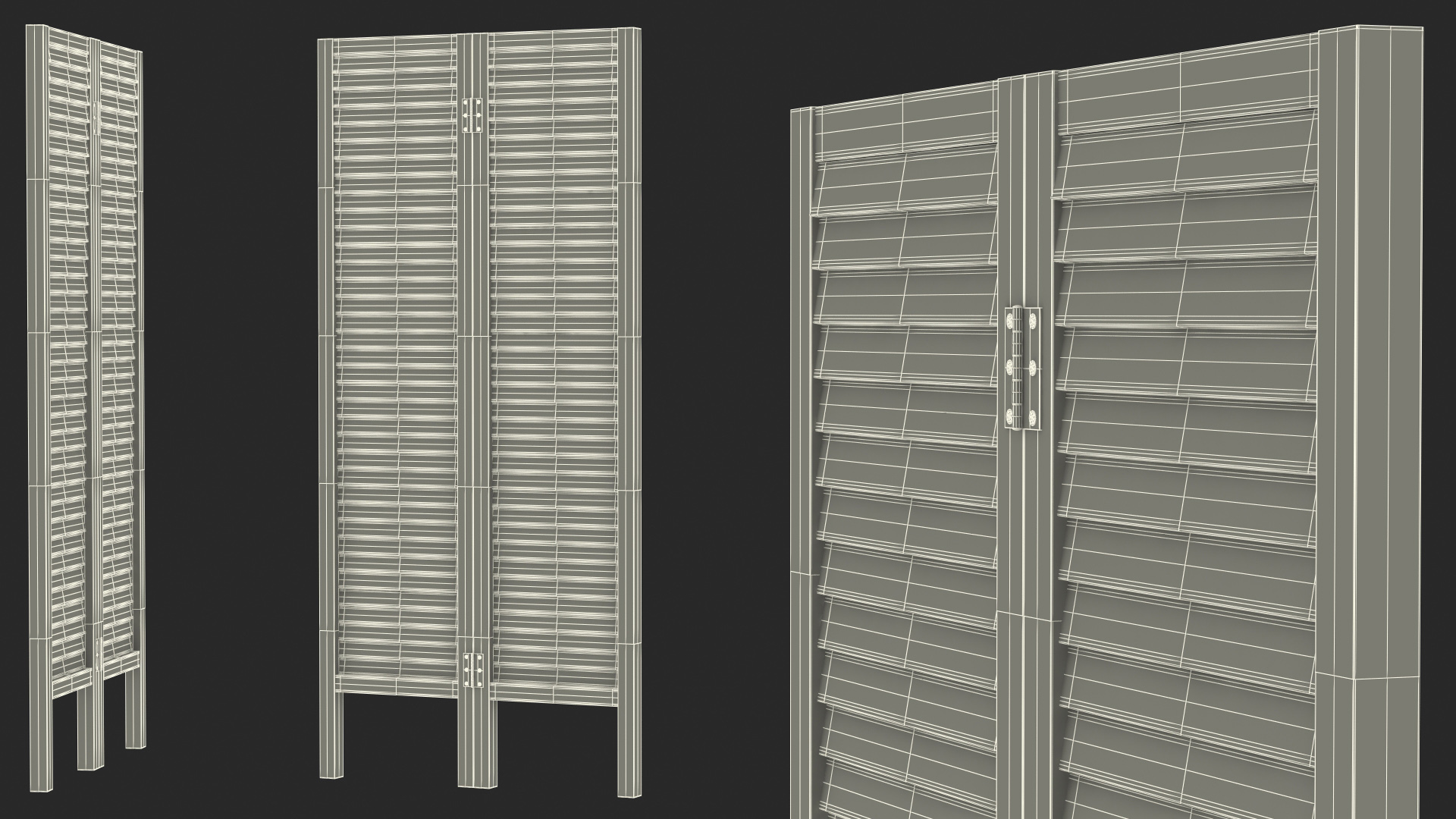 Wooden Room Panel 3D