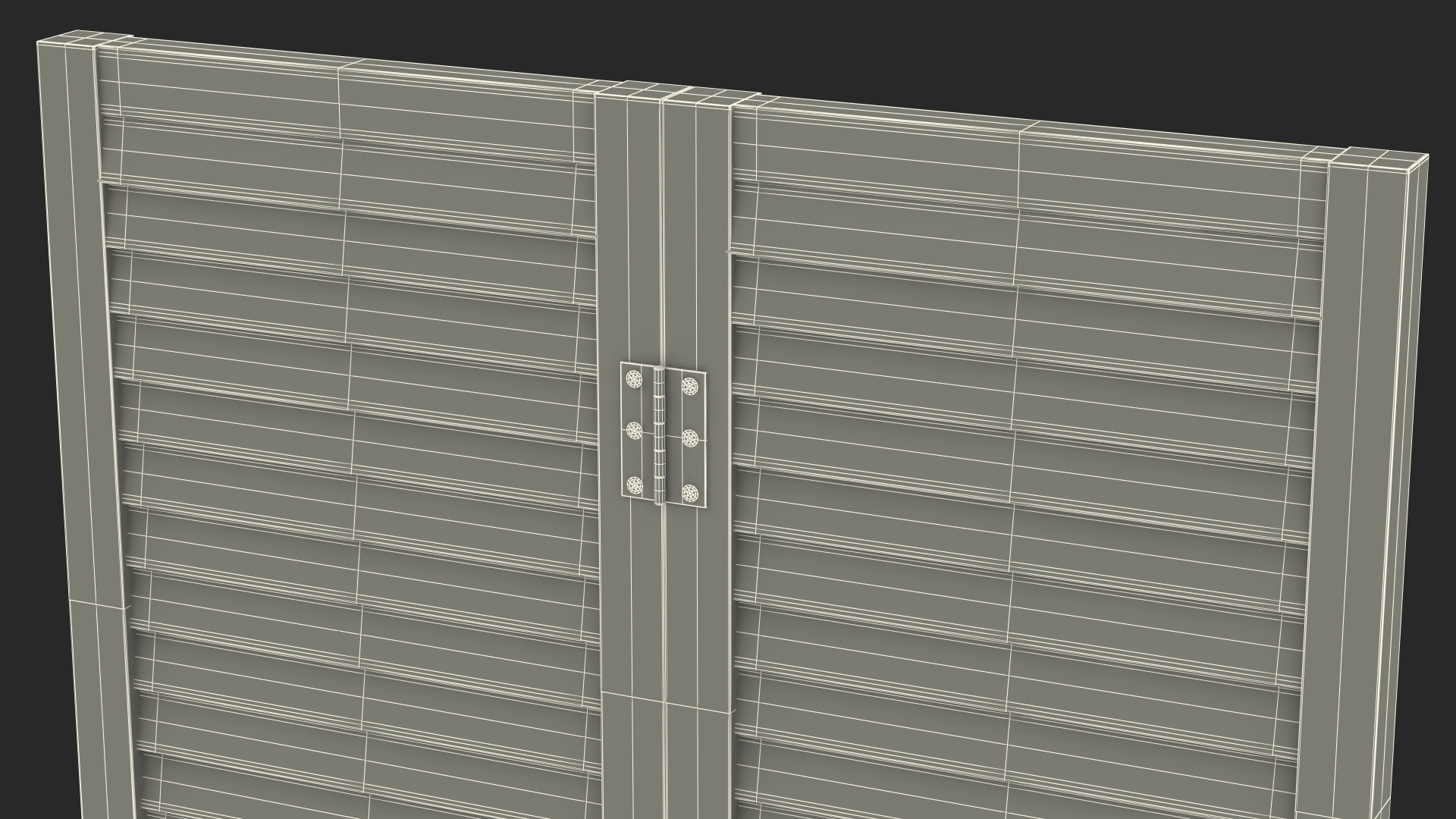 Wooden Room Panel 3D