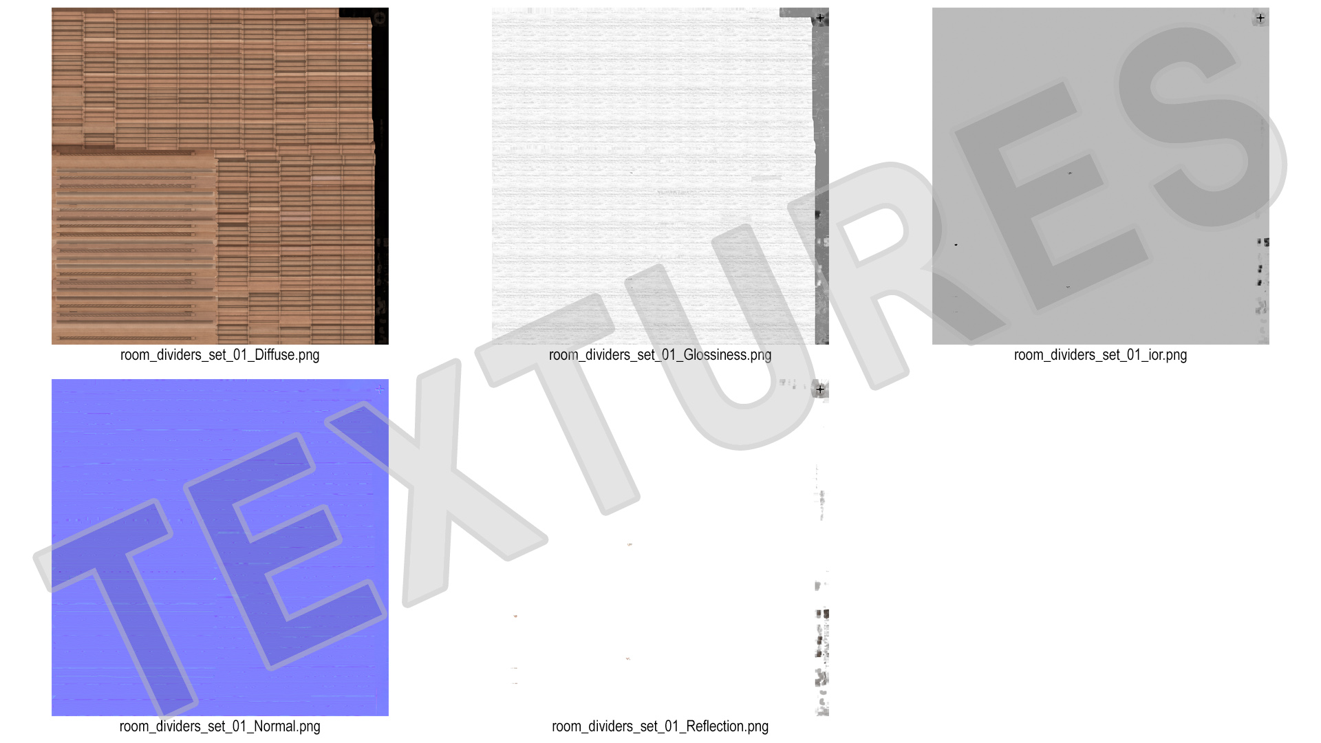 Wooden Room Panel 3D