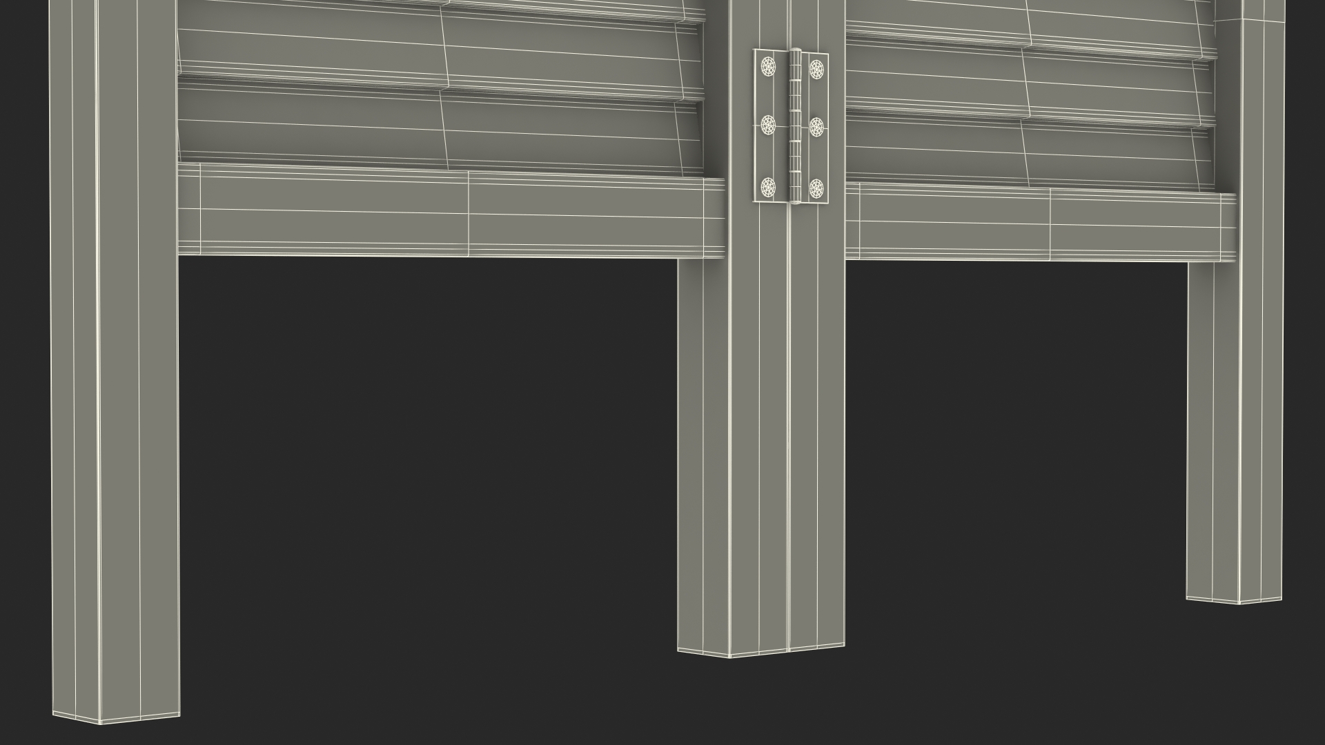 Wooden Room Panel 3D