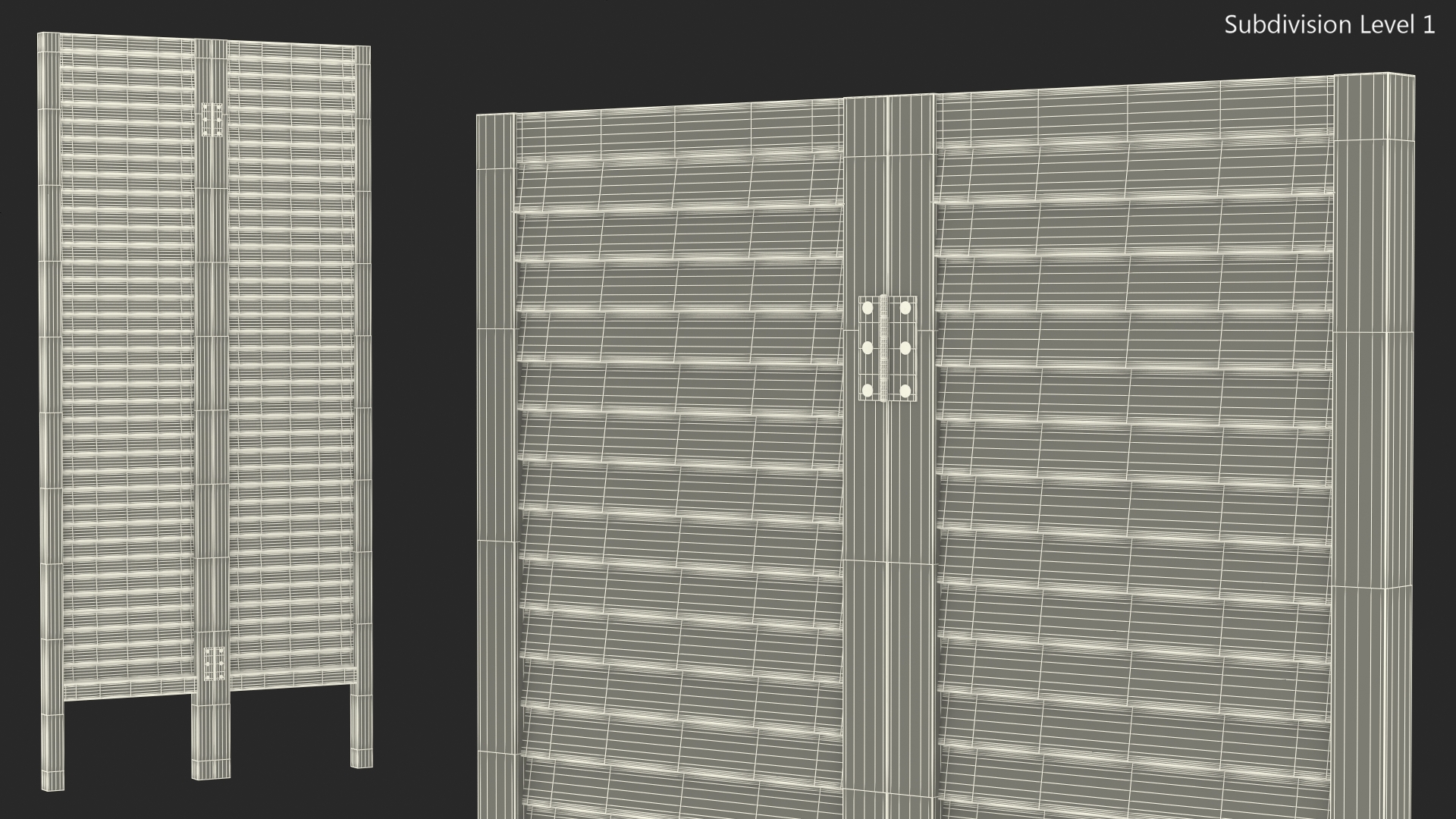 Wooden Room Panel 3D