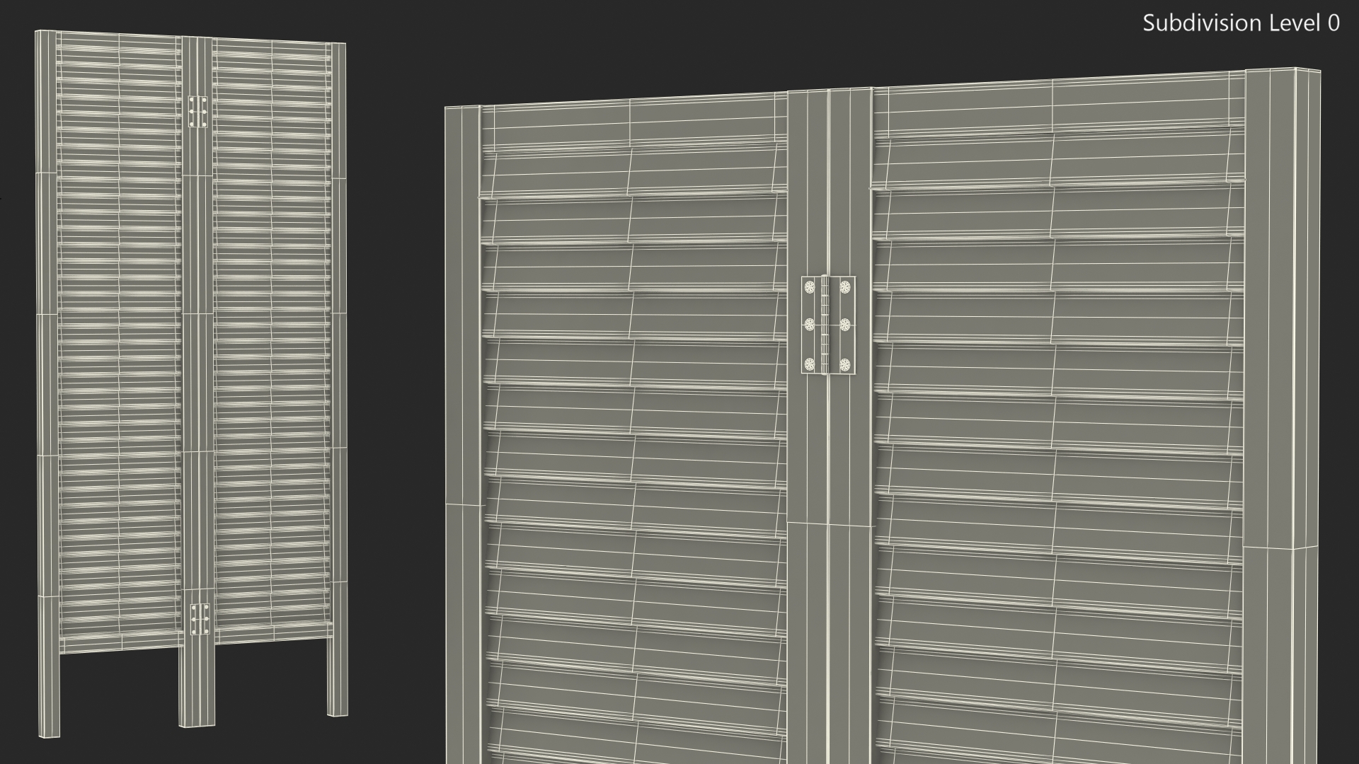 Wooden Room Panel 3D