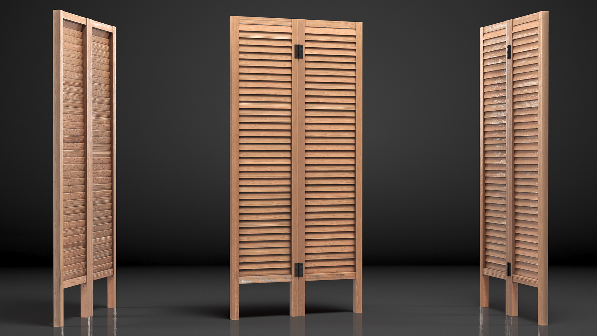 Wooden Room Panel 3D