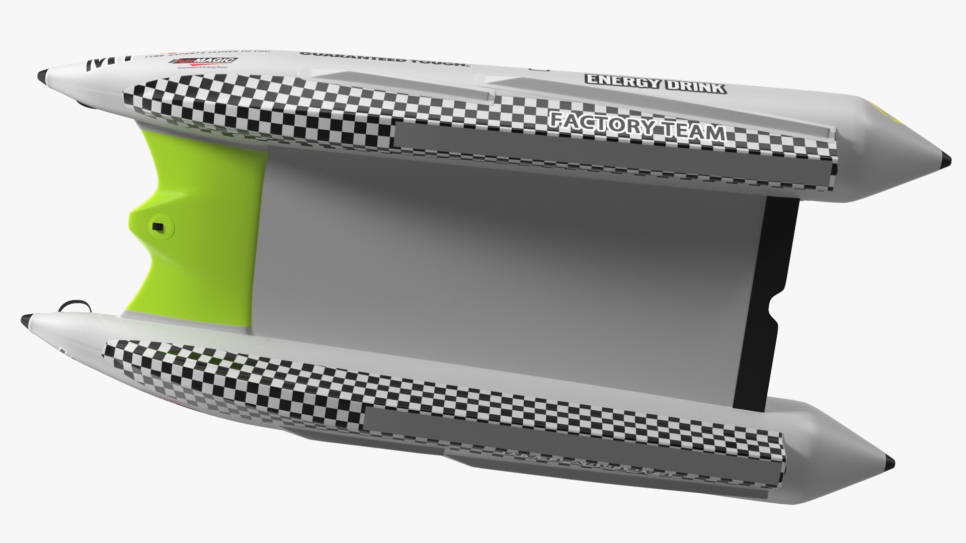 3D Racing Boat Gemini Zapcat F1 Grey model