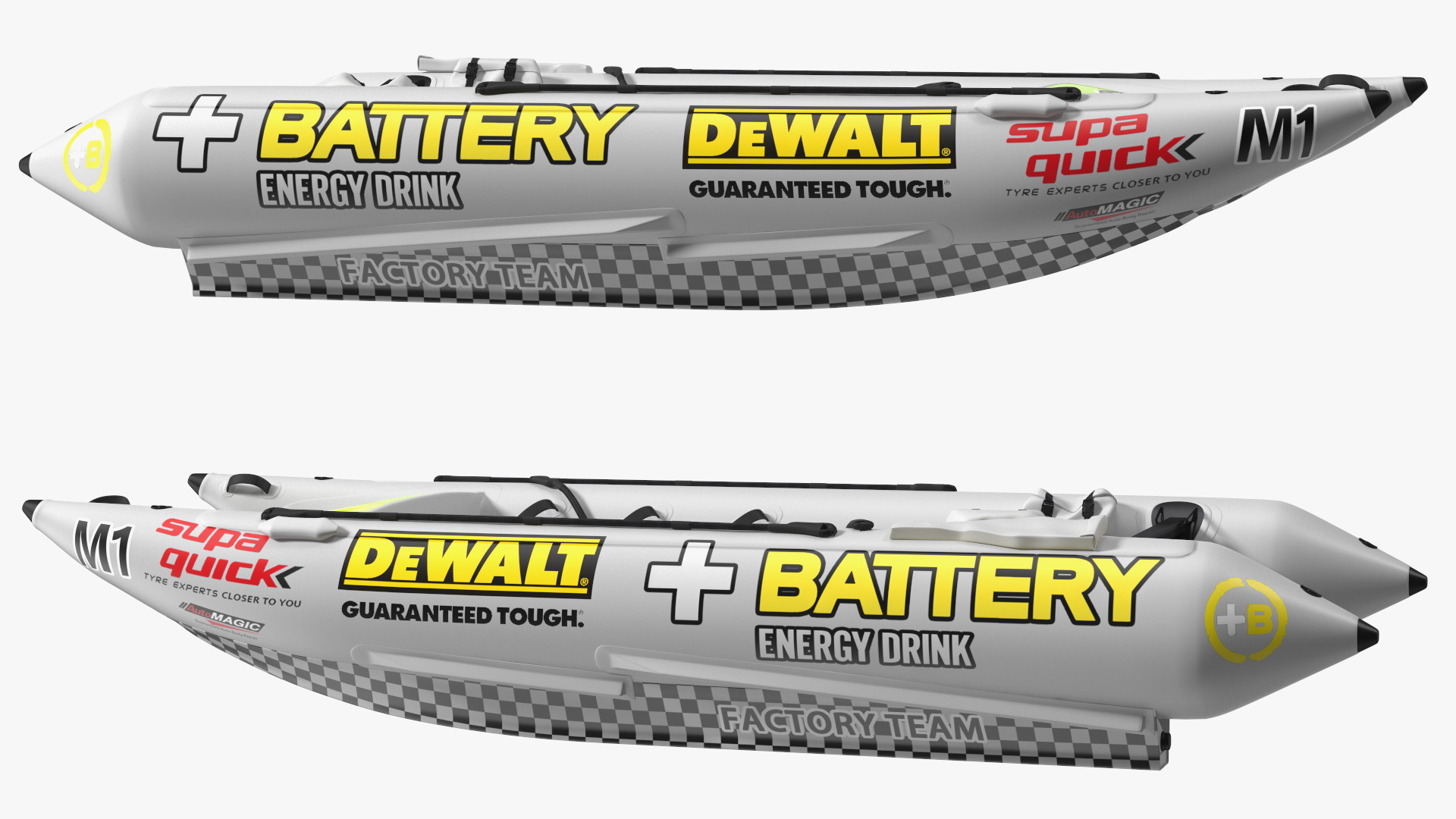 3D Racing Boat Gemini Zapcat F1 Grey model