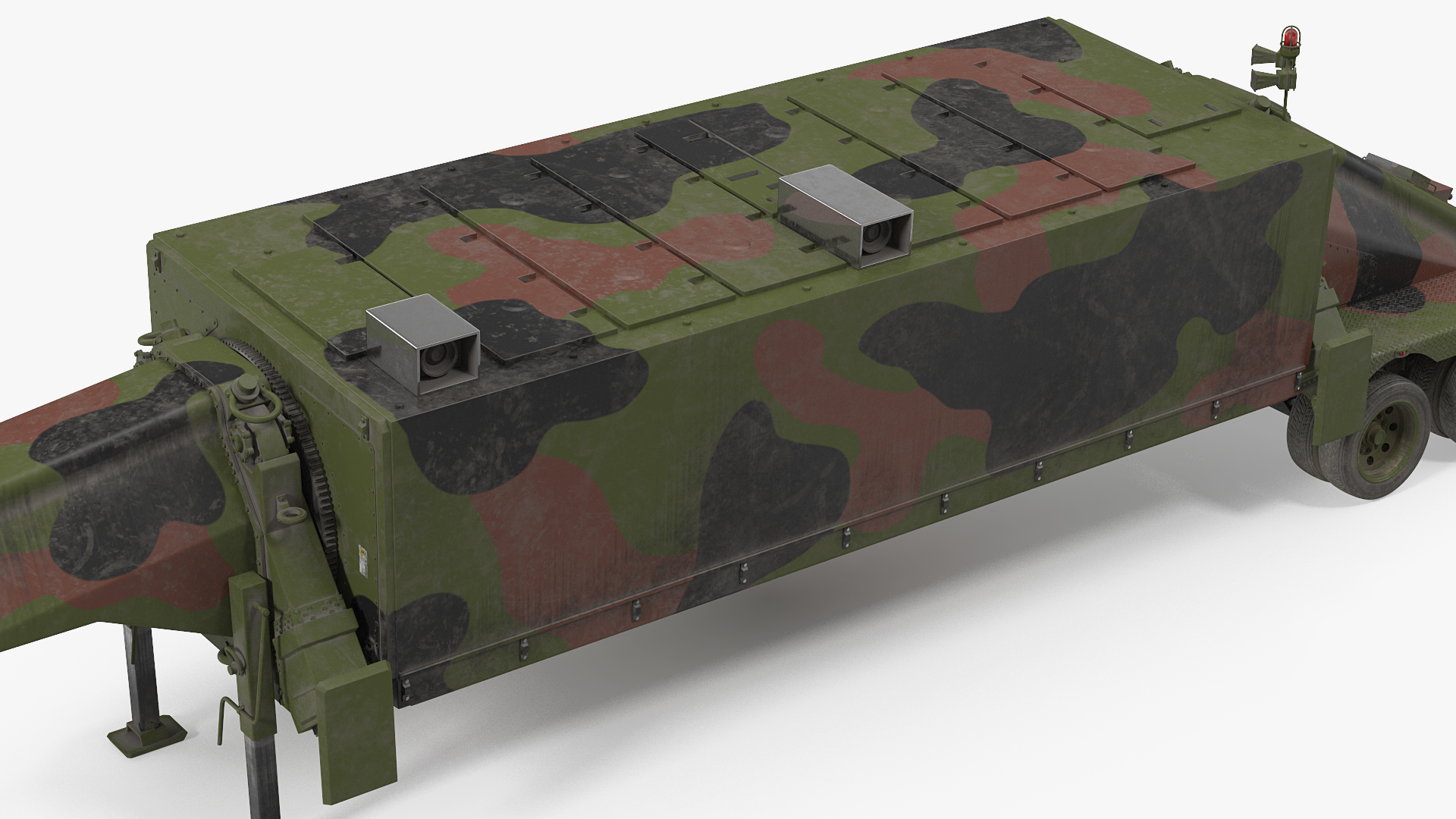 3D Camouflage AN TPY2 Radar Rigged