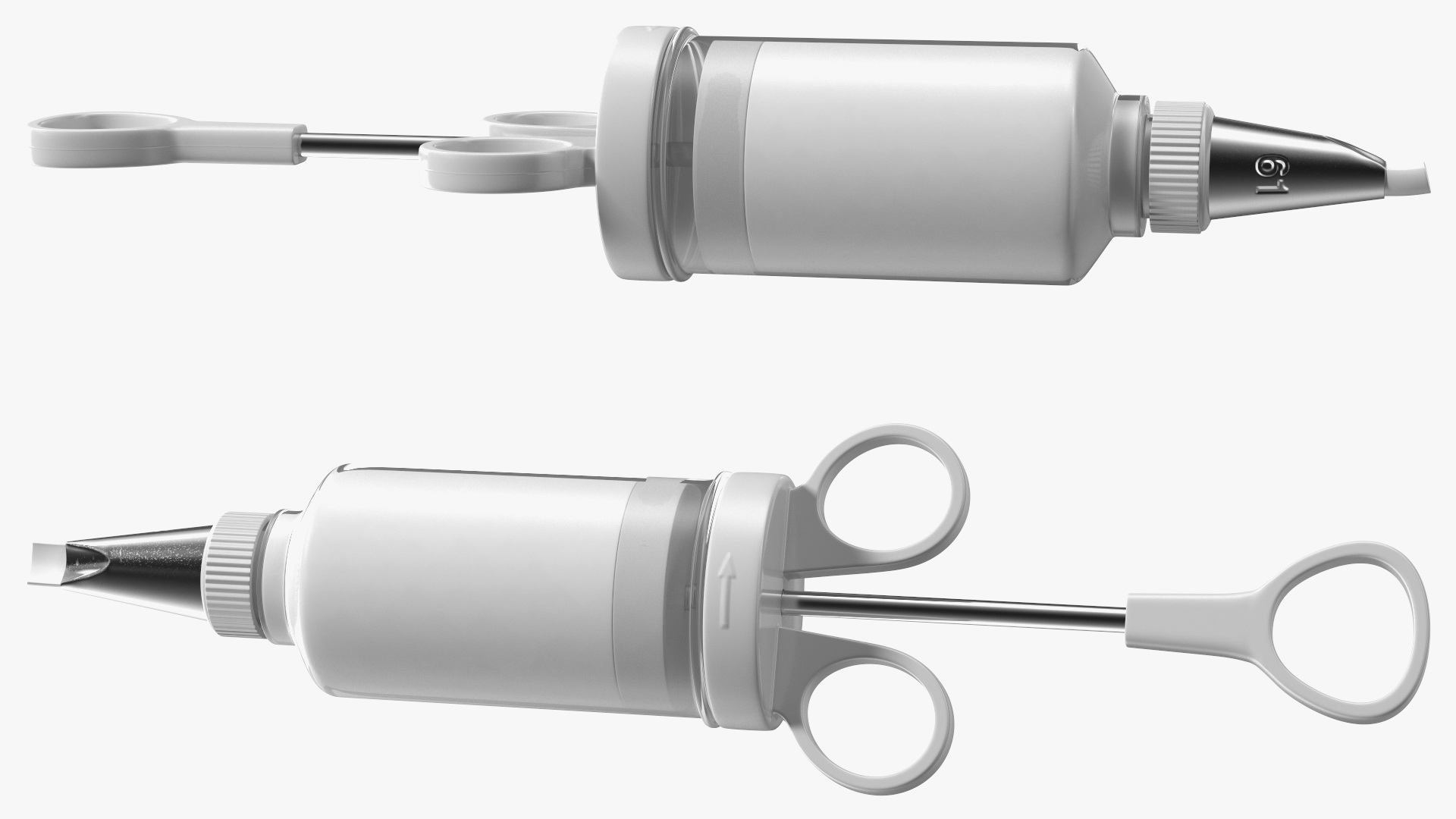 Cake Decorating Icing Syringe with Nozzles and Cream 3D