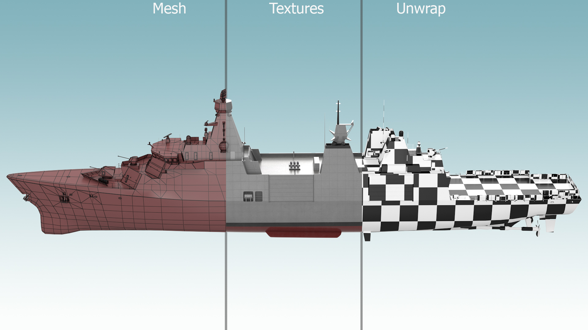 Frigate Type 31 Polish Navy 3D