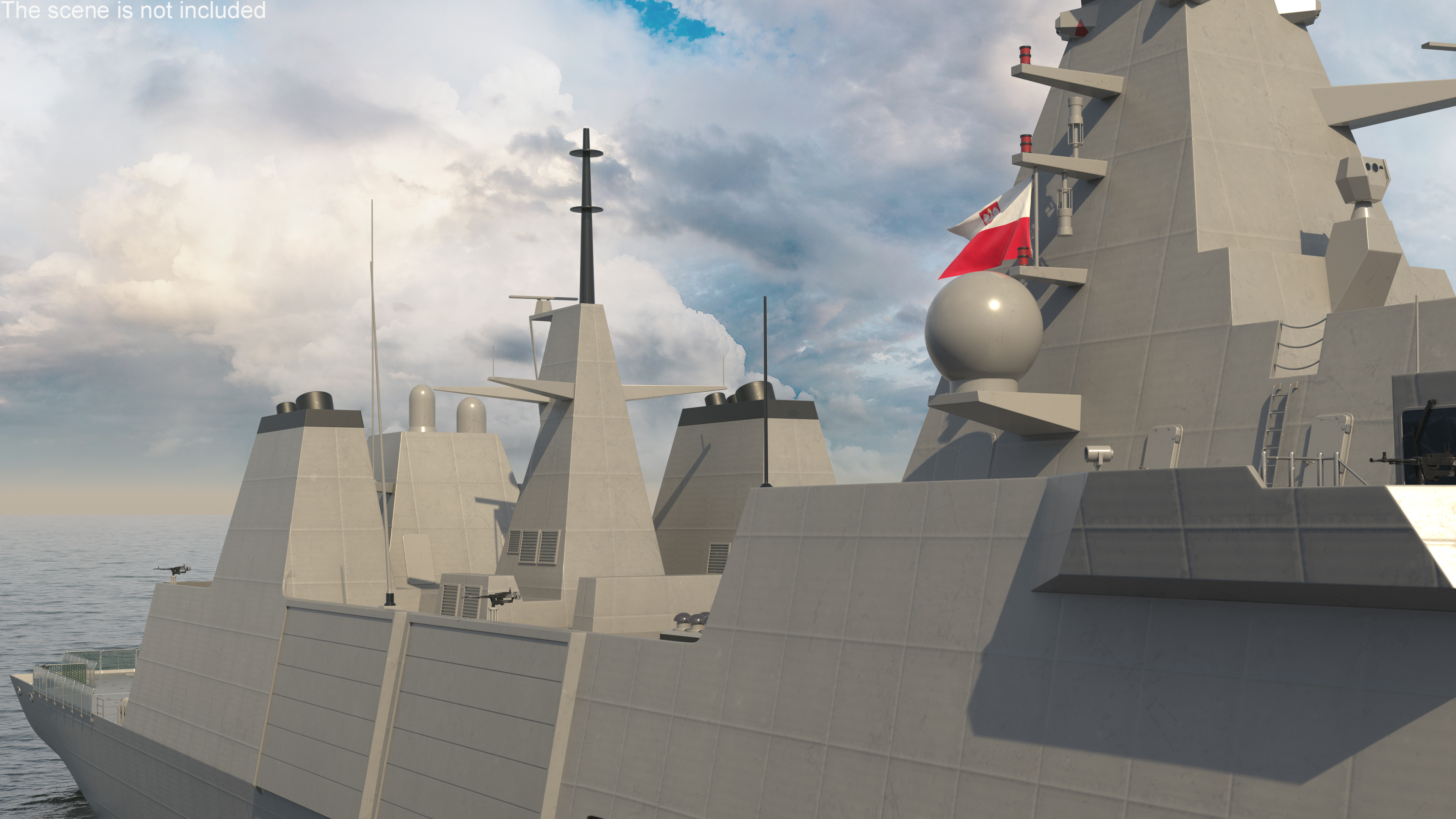 Frigate Type 31 Polish Navy 3D