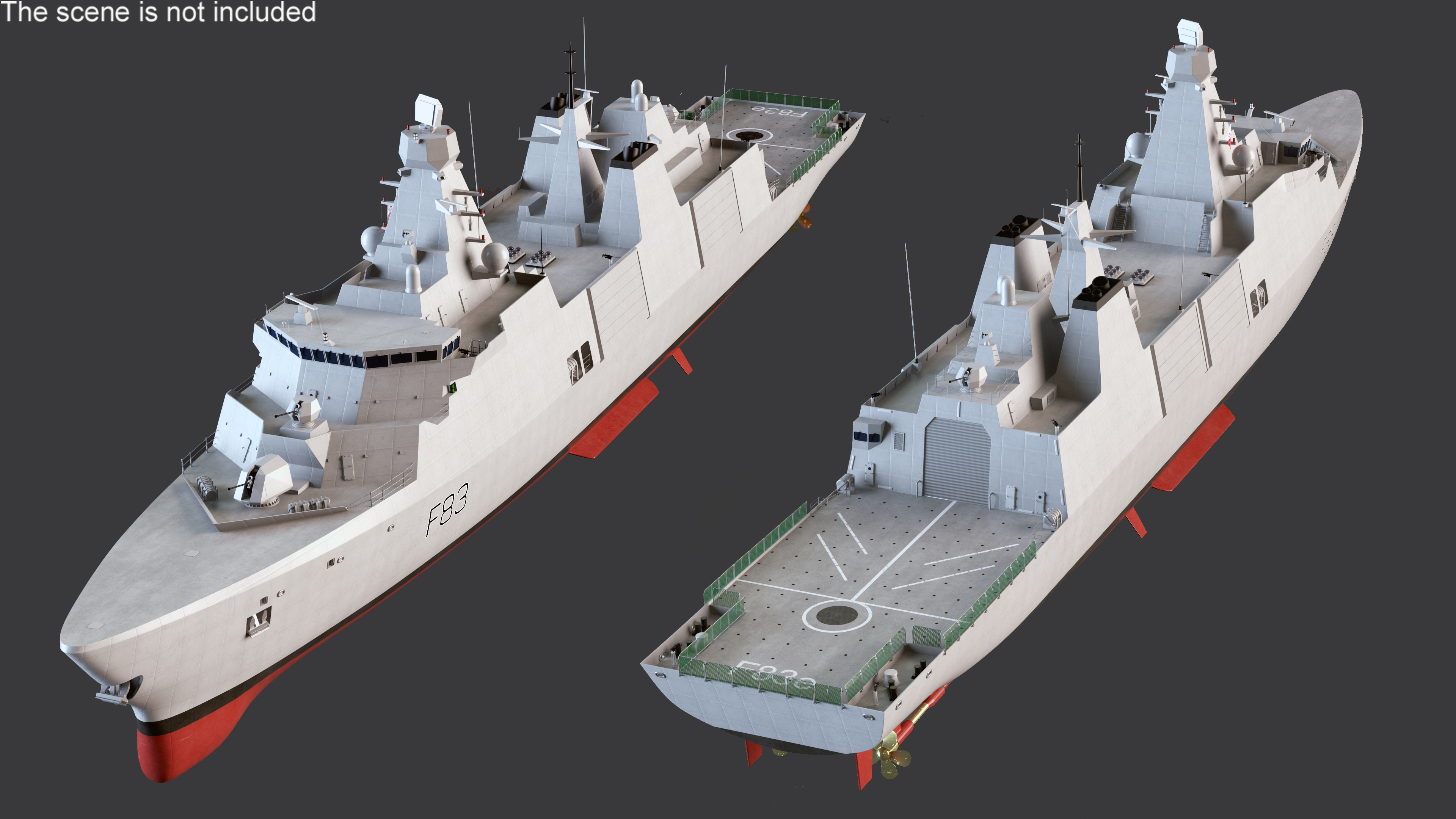 Frigate Type 31 Polish Navy 3D