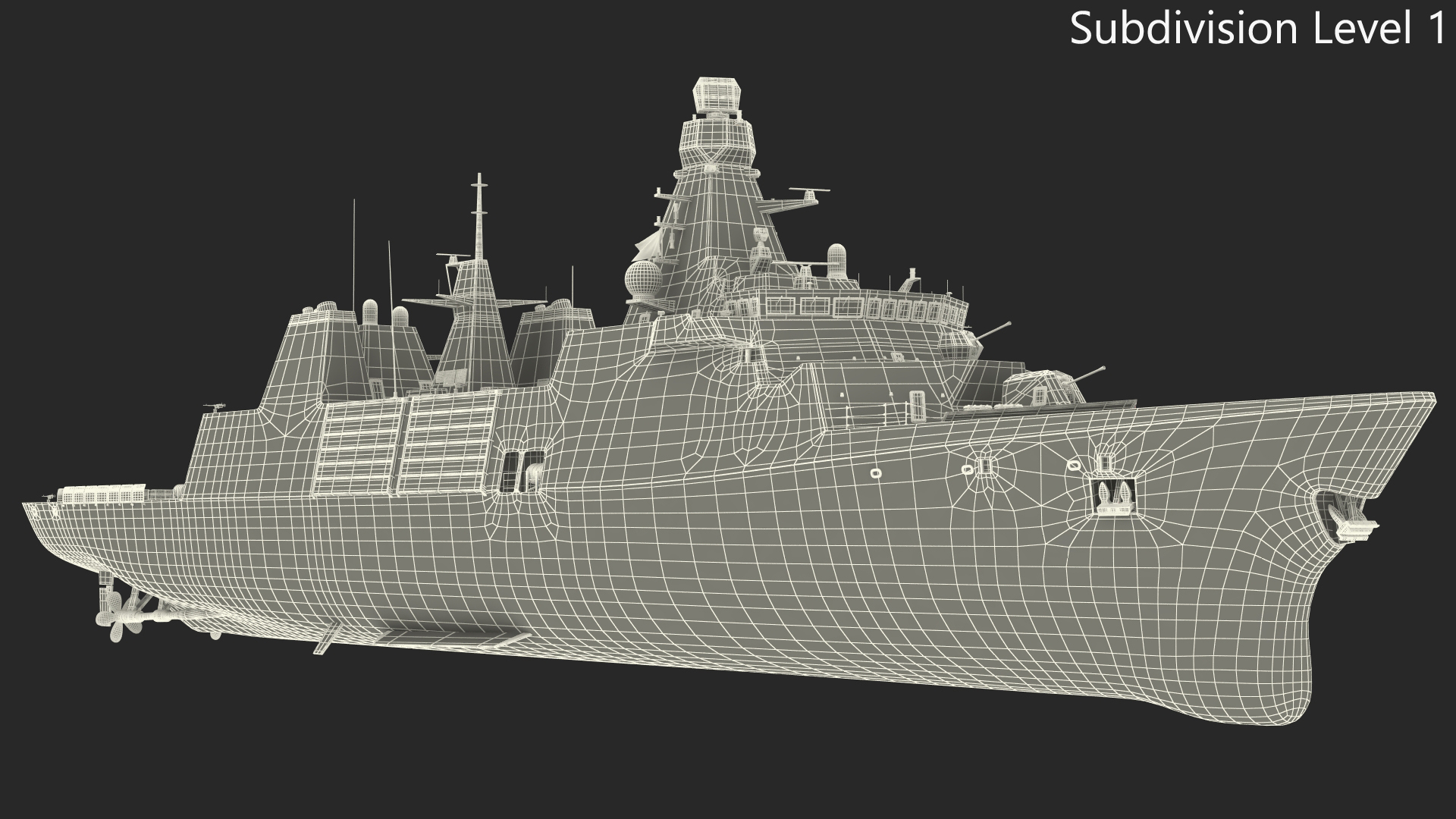 Frigate Type 31 Polish Navy 3D