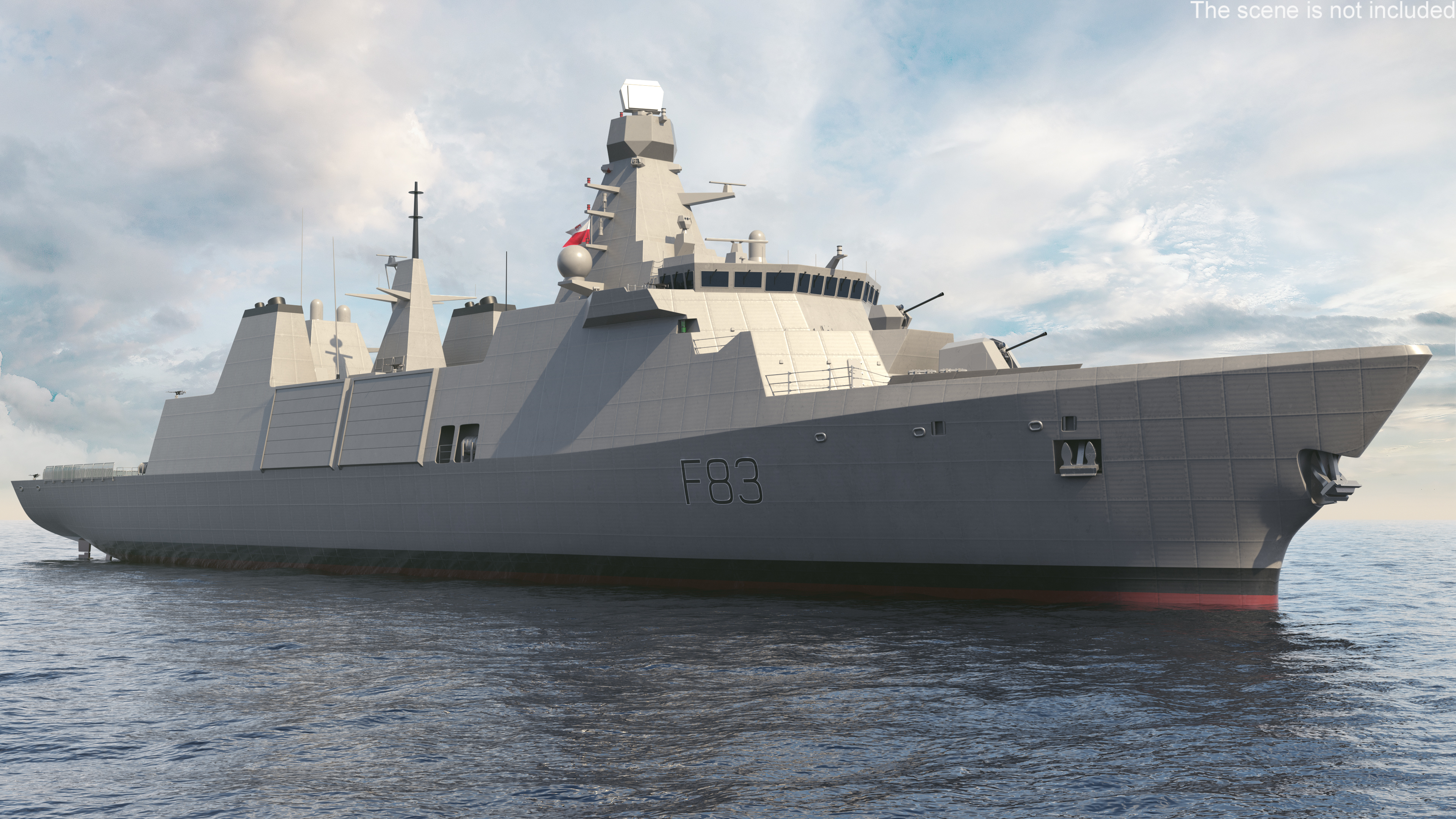 Frigate Type 31 Polish Navy 3D