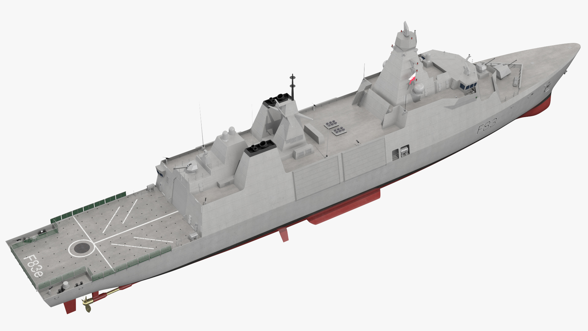 Frigate Type 31 Polish Navy 3D